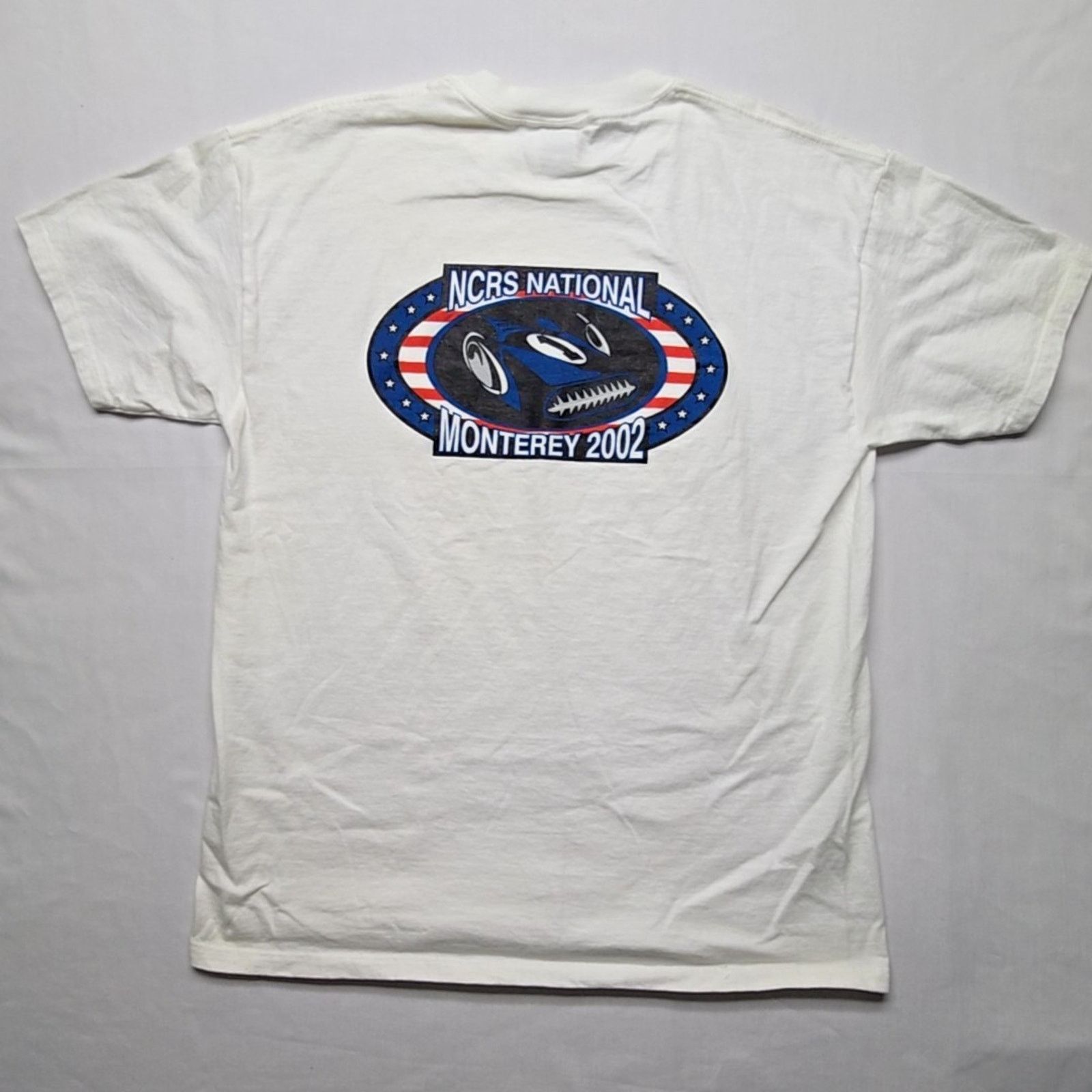 Jerzees Vintage NCRS National Monterey T-shirt L Corvette White Tee Size US L / EU 52-54 / 3 - 1 Thumbnail