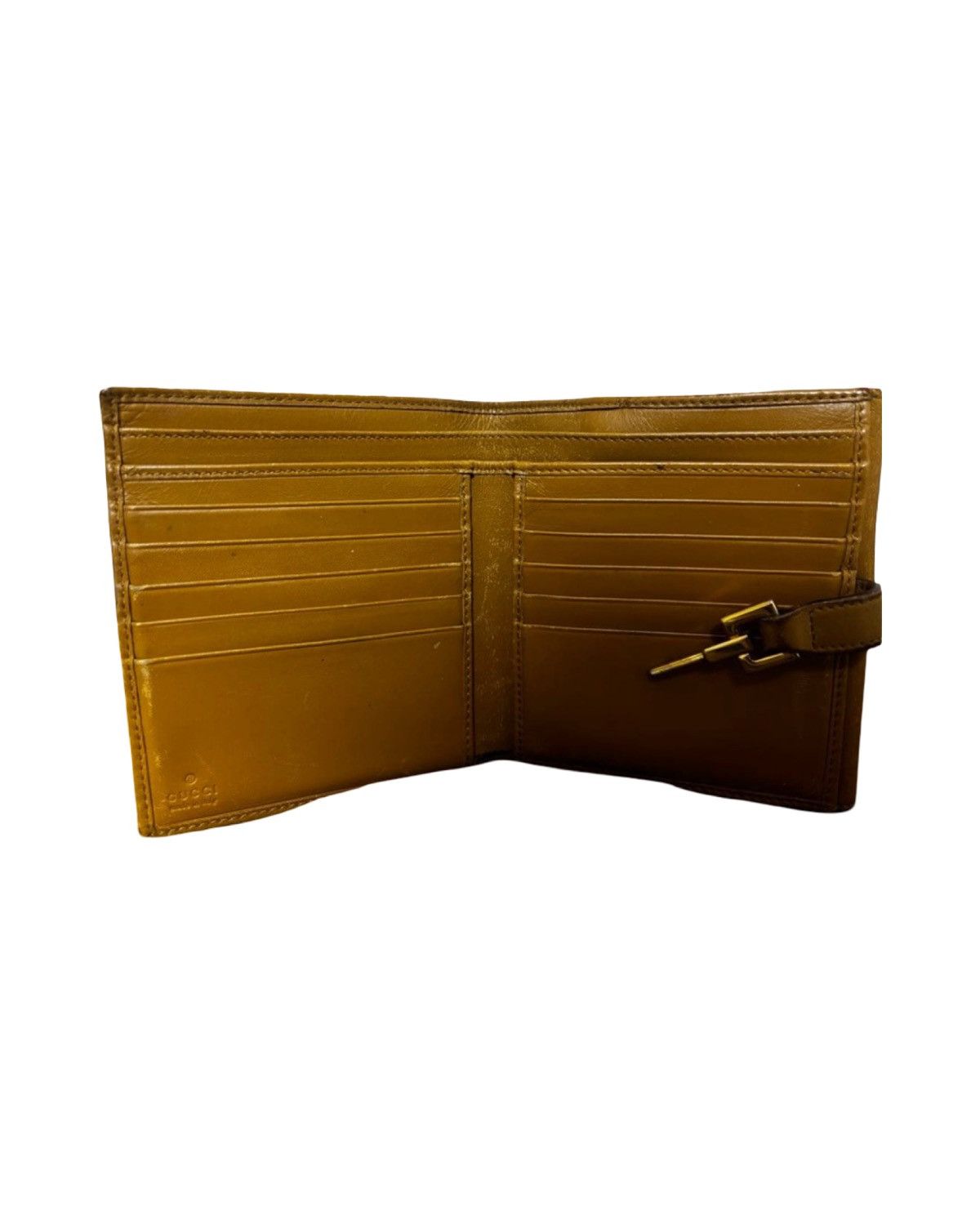 Gucci 🇮🇹MADE IN ITALY🇮🇹 GUCCI Leather Wallet Size ONE SIZE - 4 Thumbnail