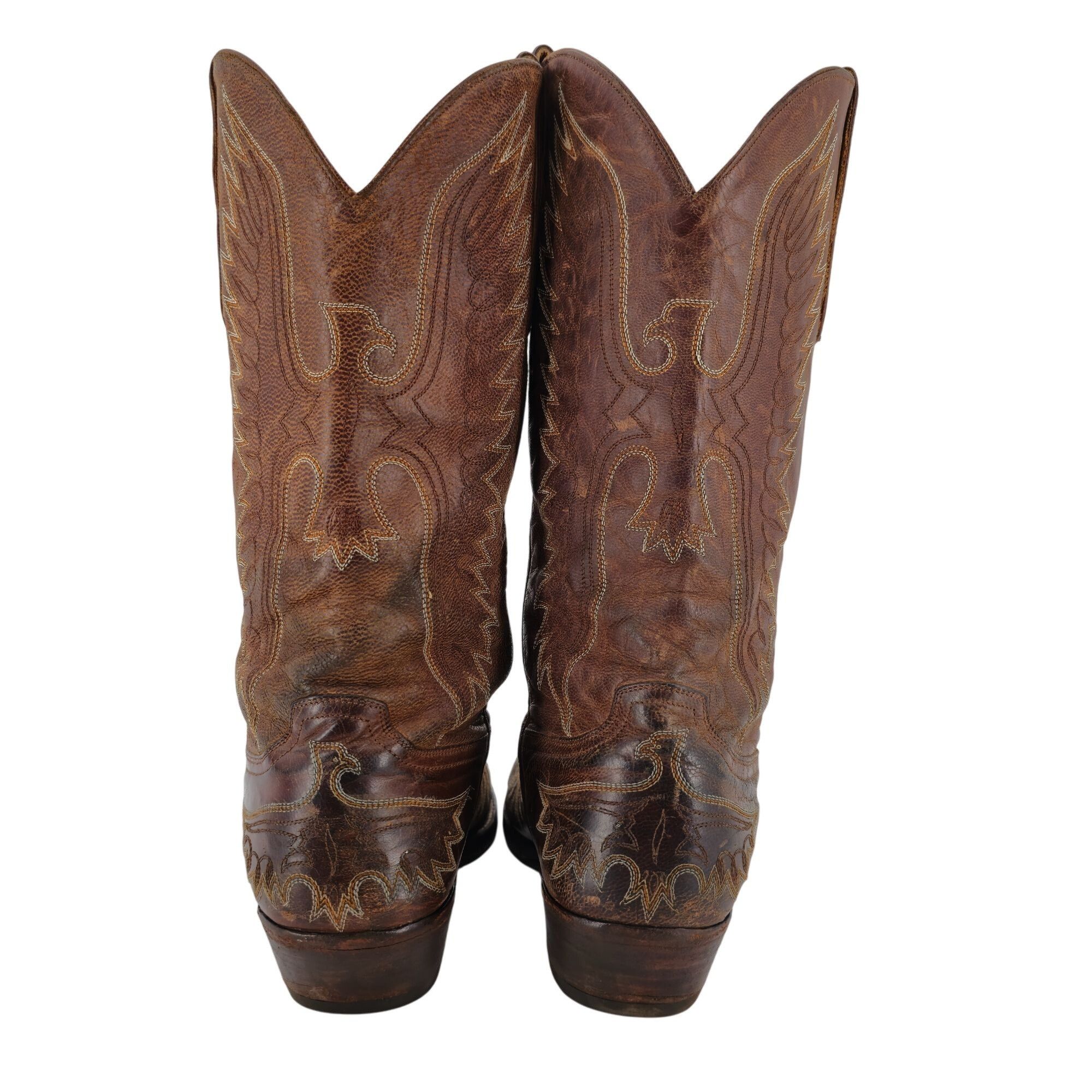 Old Gringo Old Gringo Eagle Snip Toe Men 9.5D Brown Leather Cowboy Boot Size US 9.5 / EU 42-43 - 3 Thumbnail