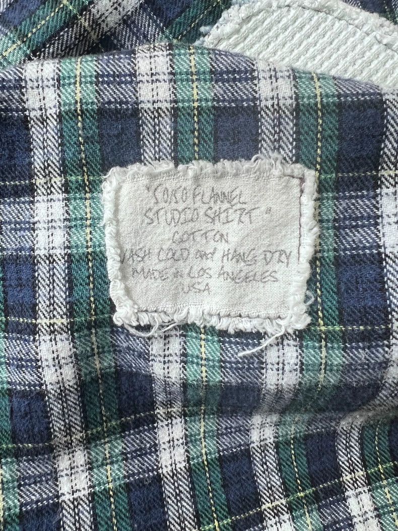 Greg Lauren Greg Lauren Plaid Patchwork Shirt 2504-Nextarrow Size US M / EU 48-50 / 2 - 5 Thumbnail