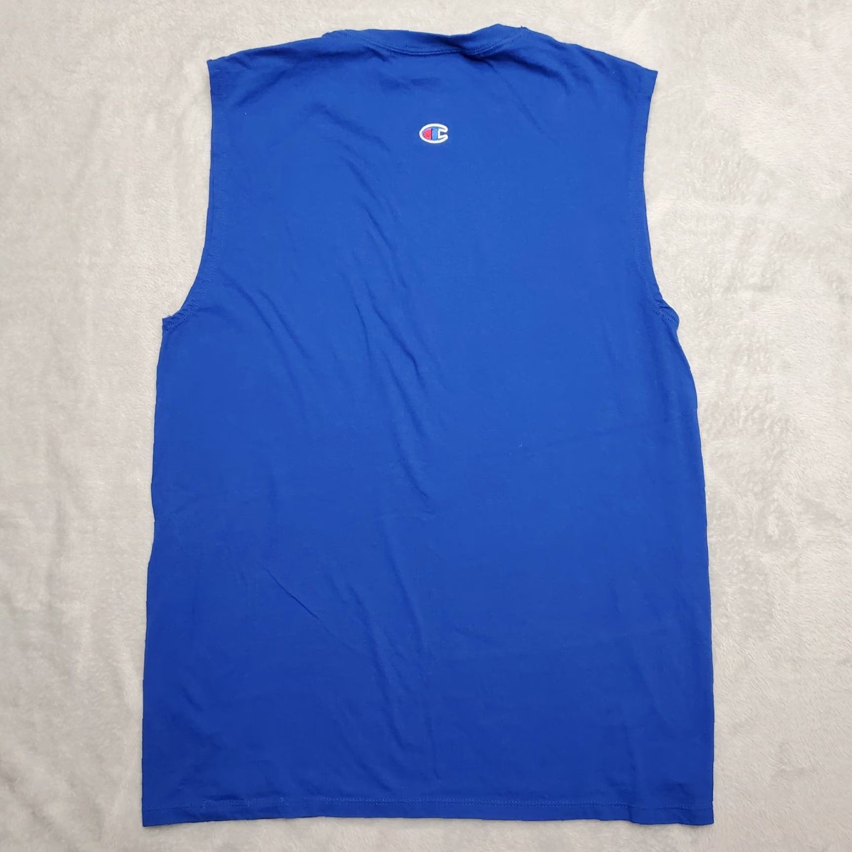 Champion Champion Mens Tank Top Blue 100% Cotton Sleeveless Shirt M Size US M / EU 48-50 / 2 - 5 Thumbnail