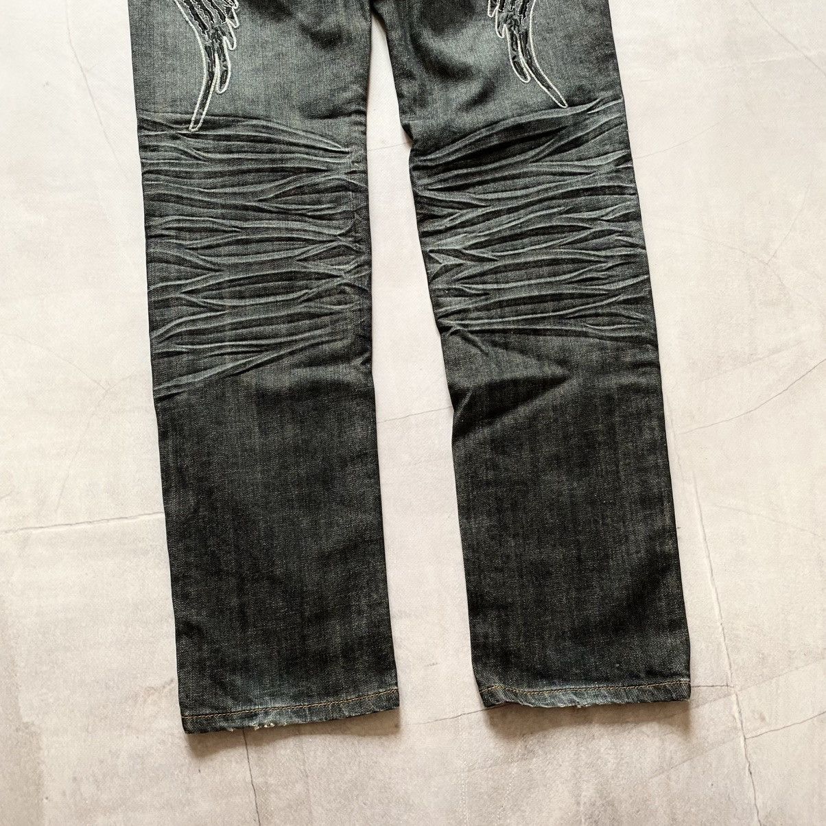 Undercover Y2K Wings Hysteric Glamour Style Punk Jeans Ed Hardy Vibe Size 30" / US 8 / IT 44 - 2 Thumbnail