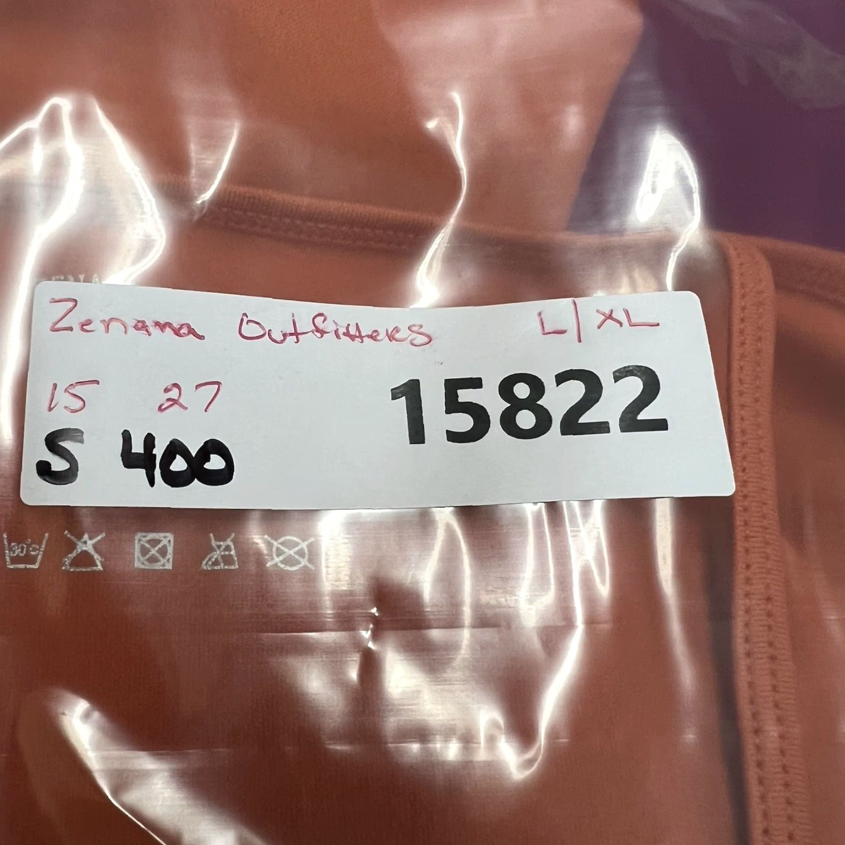 Vintage Zeana Tank Women’s XL Sleeveless Racerback Top Orange Brick Knit Breathable Basic Casual Size XL / US 12-14 / IT 48-50 - 6 Thumbnail