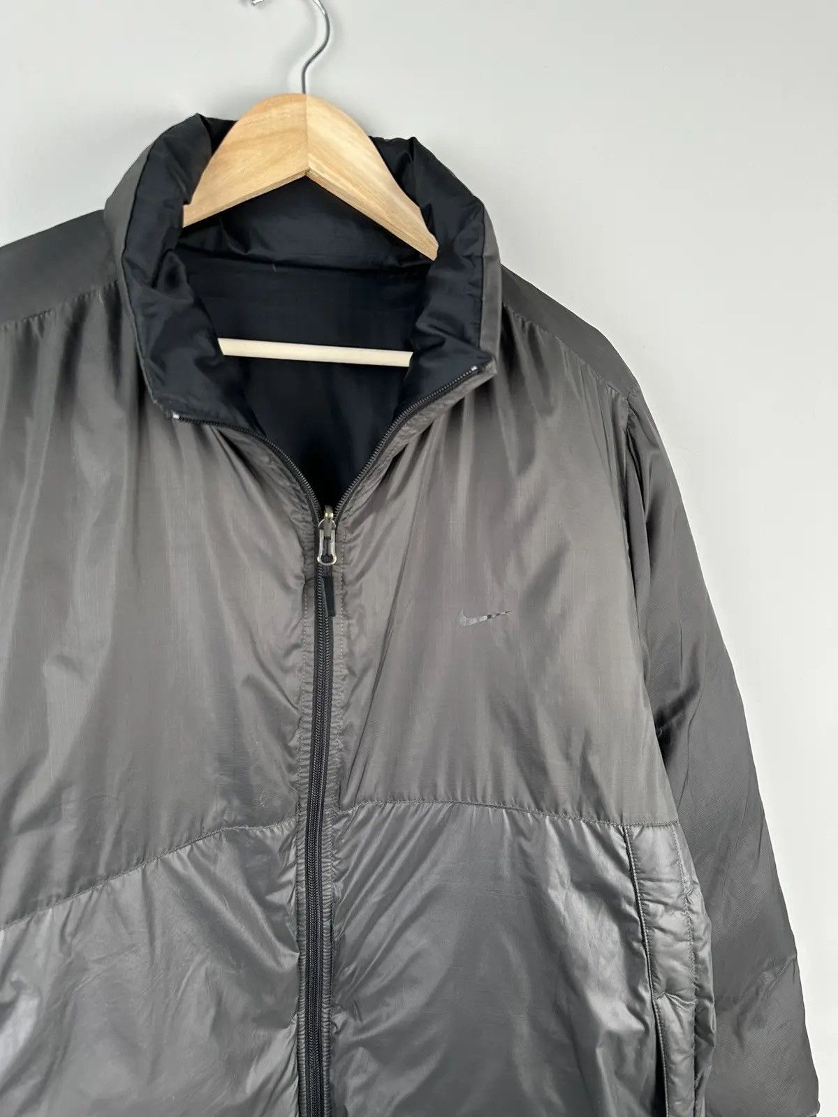 Nike Vintage Y2k Nike Puffer Jacket Double Sided Oversized Size US L / EU 52-54 / 3 - 9 Thumbnail
