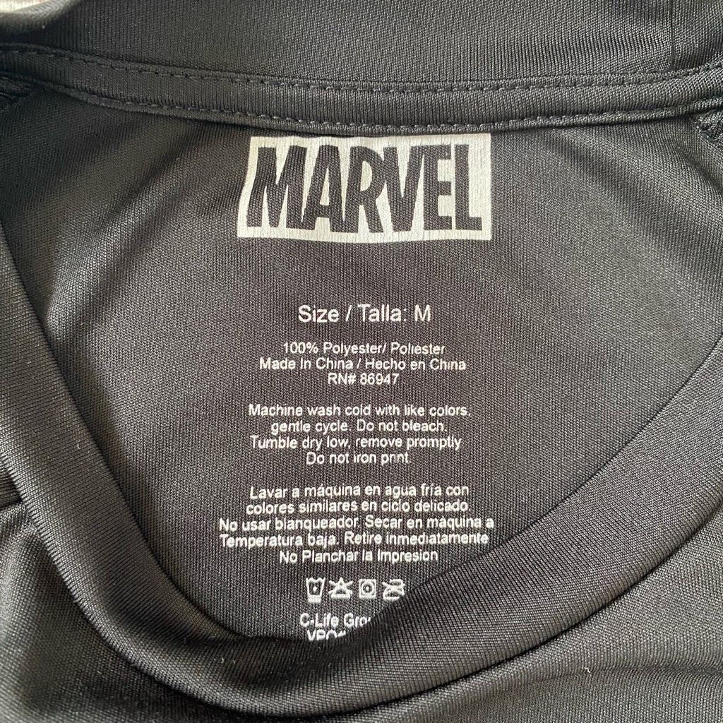 Marvel Comics Marvel men M crewneck Deadpool short sleeve dri fit t-shirt Size US M / EU 48-50 / 2 - 5 Thumbnail