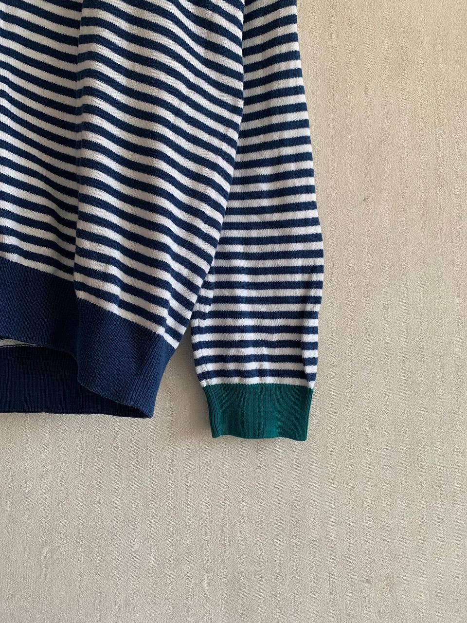 Lacoste 90's Vintage Lacoste Striped Cardigan Mens Size 6 (XL) Size US XL / EU 56 / 4 - 5 Thumbnail