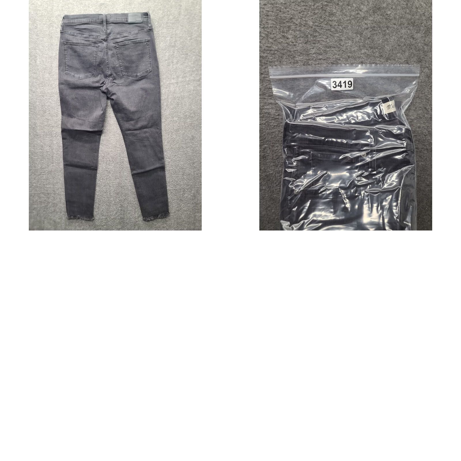 Madewell Madewell Jeans Women’s 30x28 10” High Rise Skinny Stretch Button Fly Denim Black 5-Pocket City Womens Size 30" / US 8 / IT 44 - 10 Thumbnail