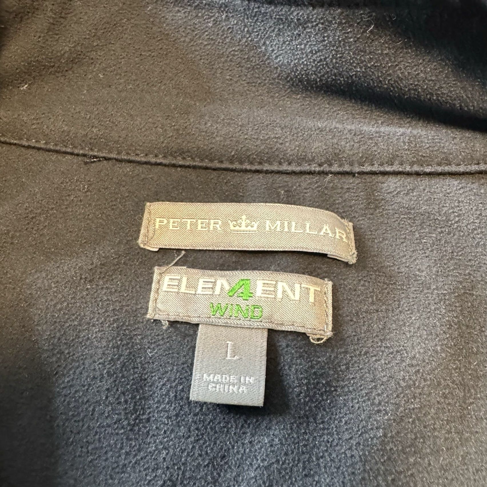 Peter Millar Peter Millar Perth Performance 1/4 Zip Fleece Large Pinehurst Black Element Wind Shirt Mens Golf Pinehurst Black 29 long by 24.5 short desc? Size US L / EU 52-54 / 3 - 4 Thumbnail