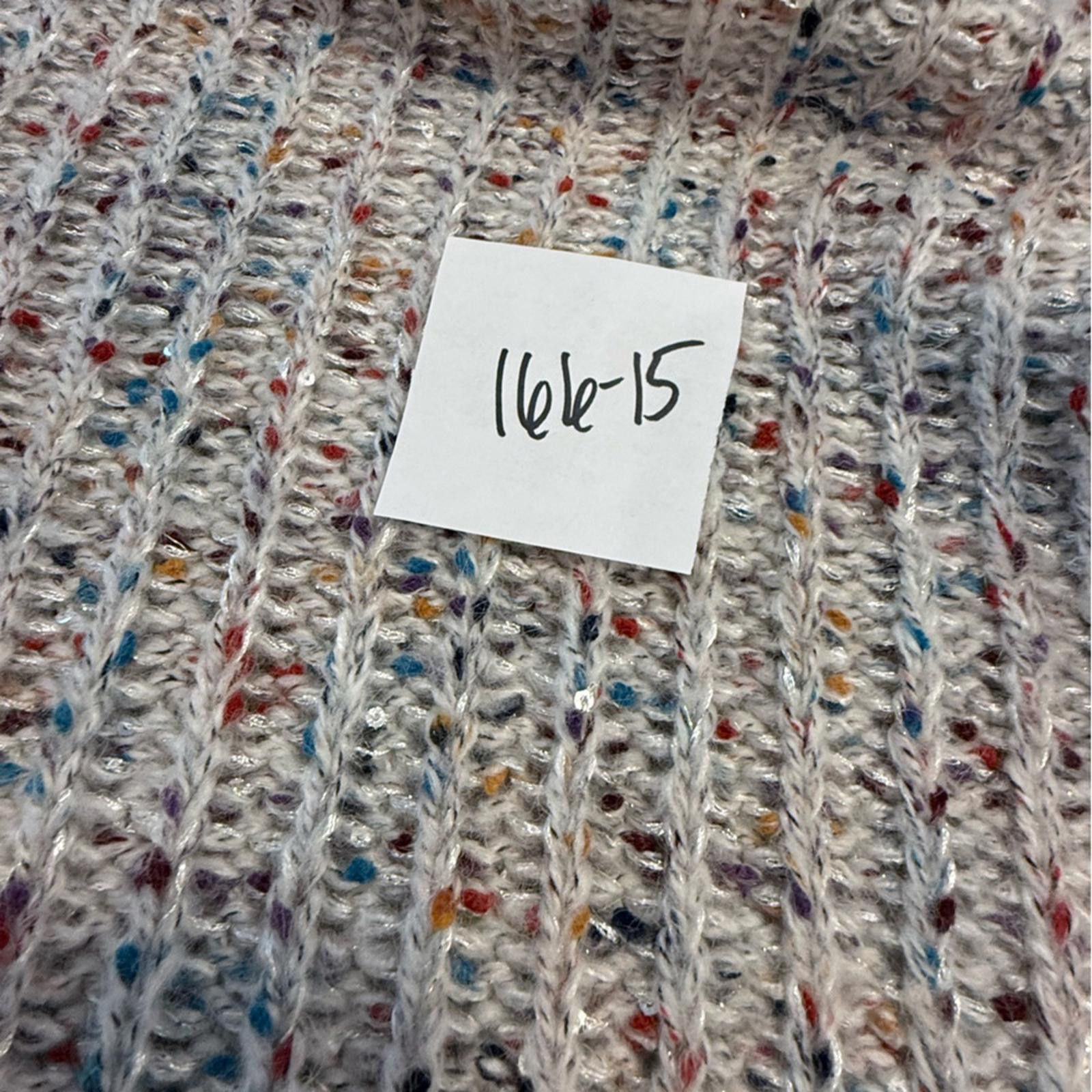 Other Harper Wren colorful sweater crochet knit ribbed fuzzy SZ SM Size S / US 4 / IT 40 - 10 Thumbnail