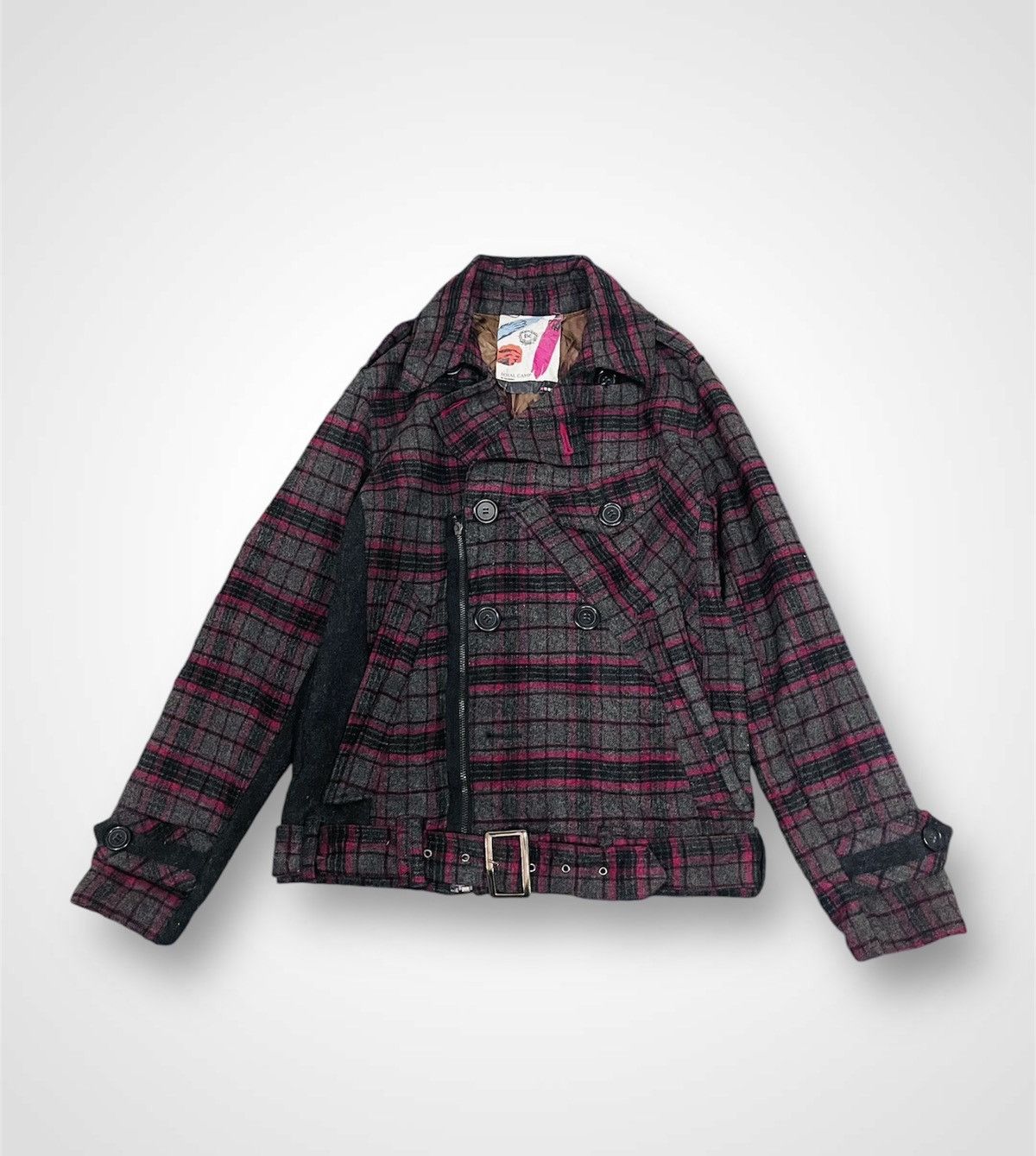If Six Was Nine × Japanese Brand × Le Grande Bleu (L.G.B.) Royal Camp Double Collar Punk Wool Jacket (09) Size M / US 6-8 / IT 42-44 - 3 Thumbnail