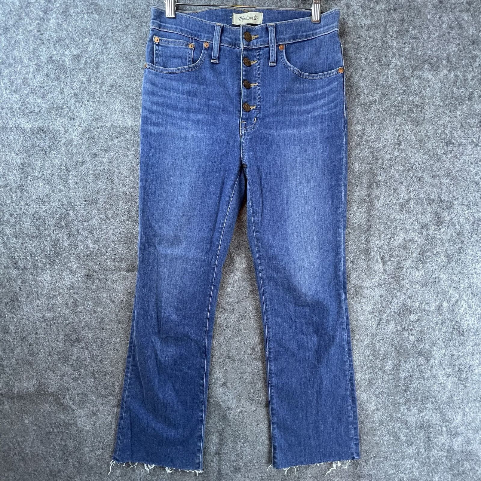 Madewell Madewell Jeans Womens 27 Cali Demi Boot Stretch Button Fly Size 27" / US 4 / IT 40 - 1 Thumbnail