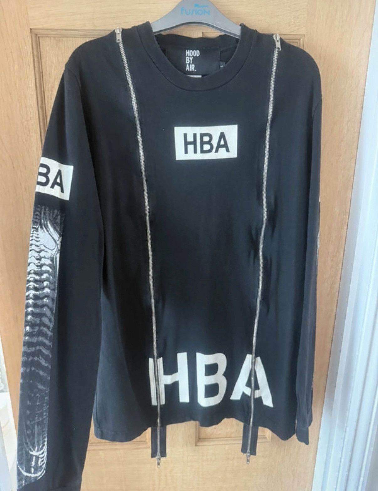 Hood By Air HOOD BY AIR HBA Spinal X-ray Double Zip Long Sleeves