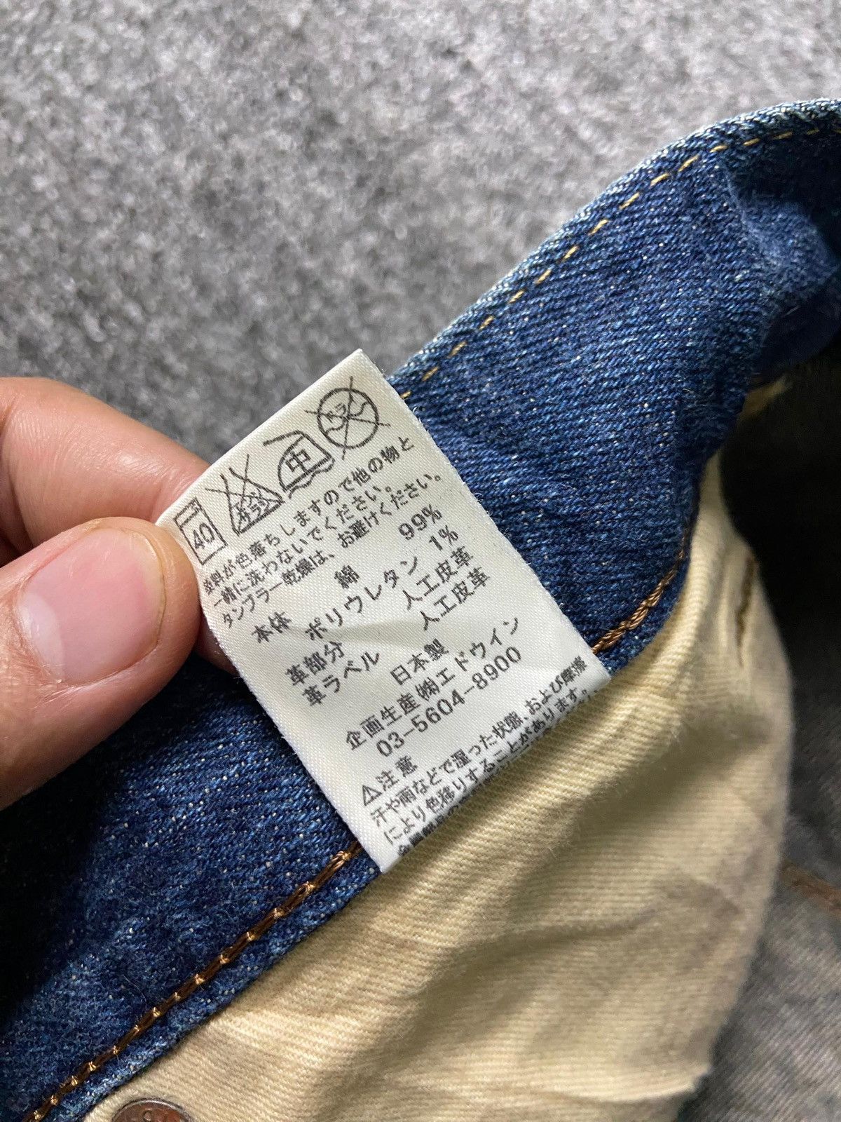 Edwin × Japanese Brand × Vintage EDWIN 403 Exclusive Vintage Distressed Denim Jeans (133) Size US 32 / EU 48 - 6 Thumbnail