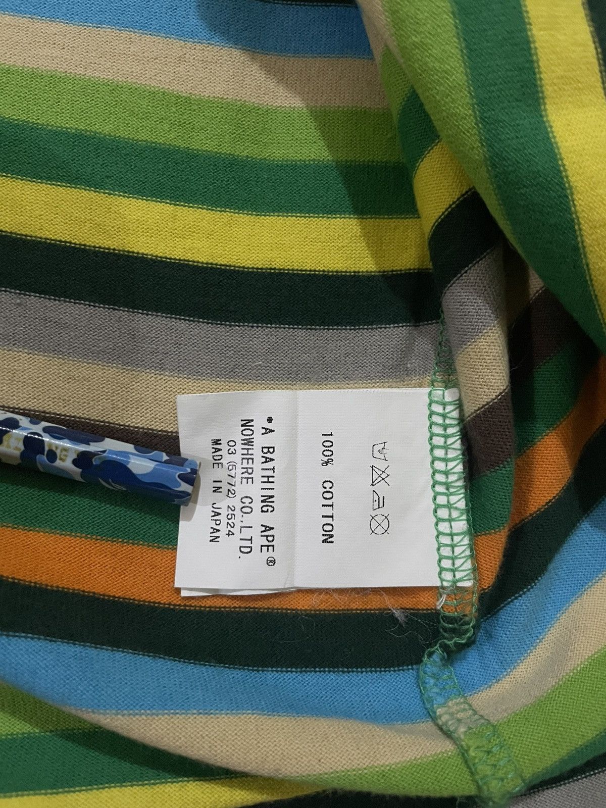 Bape Bape Baby Milo Striped LS Size US L / EU 52-54 / 3 - 9 Thumbnail