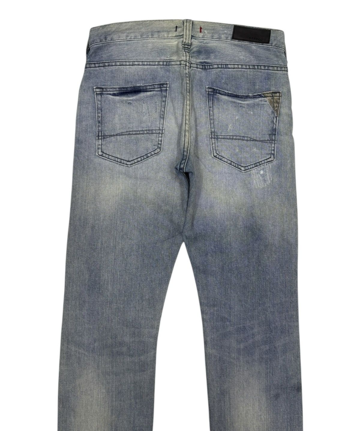 Kapital VINTAGE JEANS PATCHWORK BAYFLOW TAPERED DENIM JEANS Size US 30 / EU 46 - 4 Thumbnail