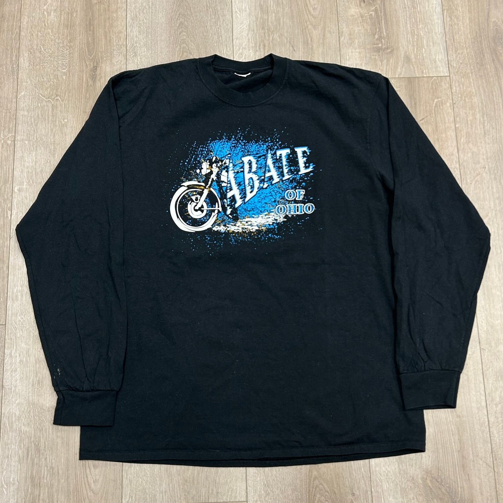 Harley Davidson Abate Of Ohio Motorcycle Long Sleeve Black Tee size Large L Size US L / EU 52-54 / 3 - 1 Thumbnail