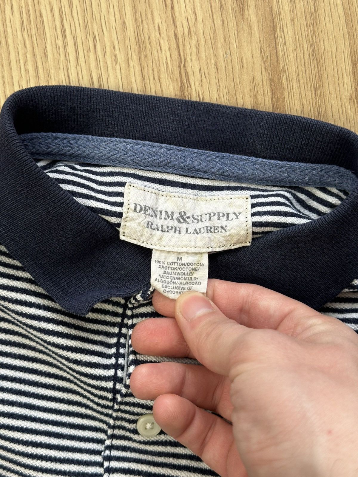 Denim & Supply Ralph Lauren 🔥 Denim & Supply Ralph Lauren Striped Polo T Shirt Vintage Size US M / EU 48-50 / 2 - 3 Thumbnail