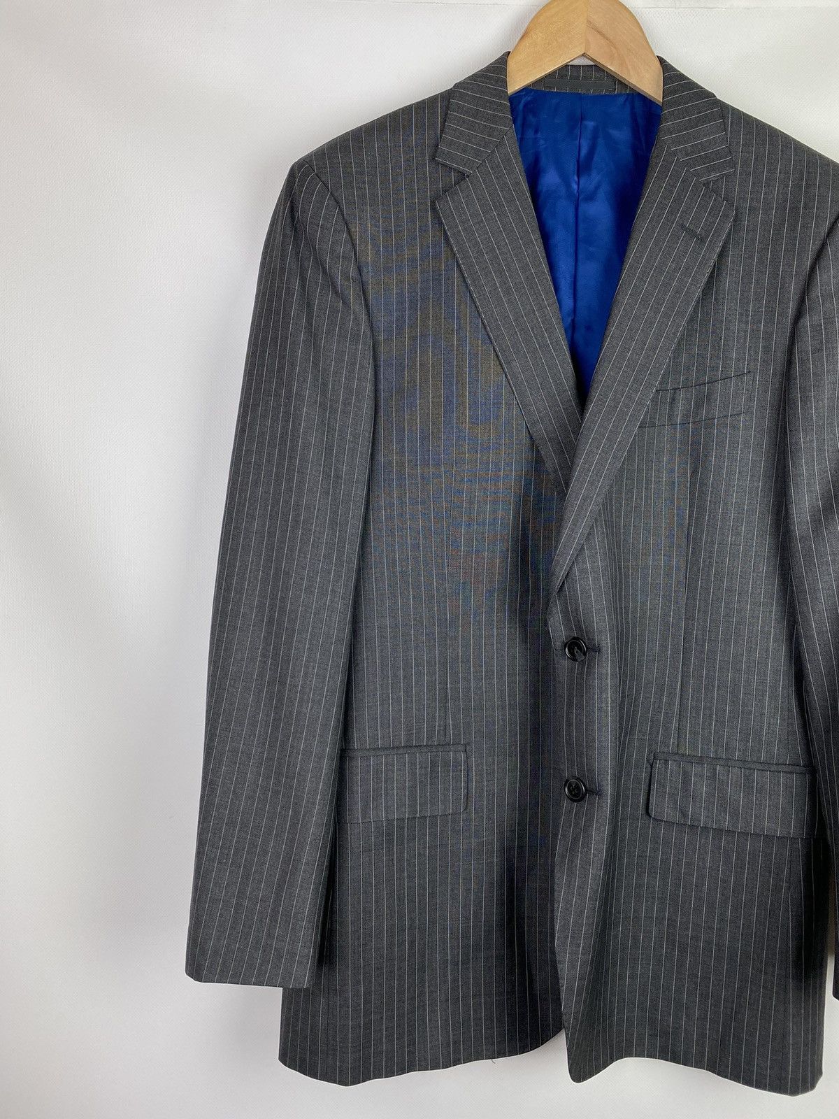 Suitsupply Suitsupply men’s striped wool blazer jacket size US 42 Size 42R - 2 Thumbnail