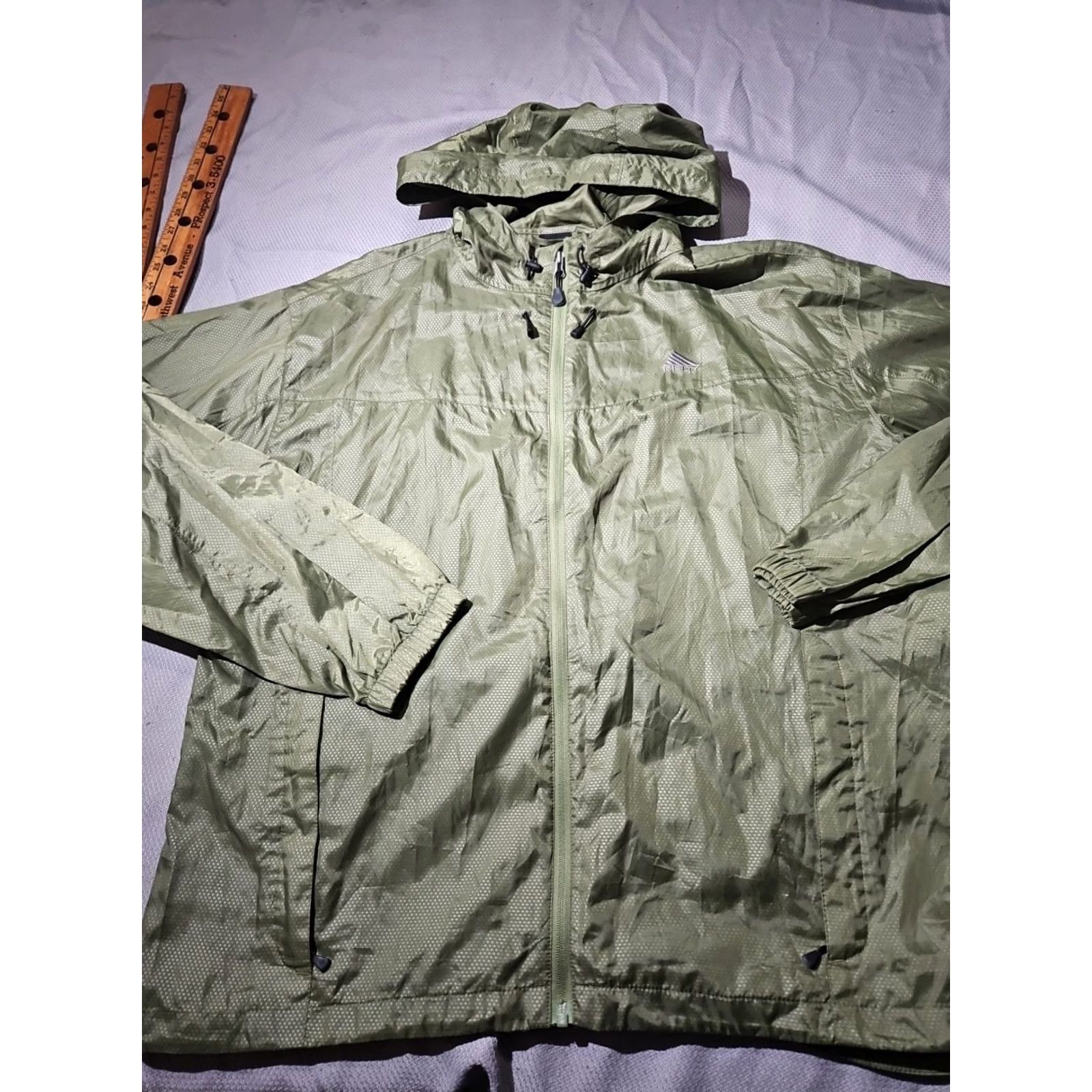 Vintage VINTAGE Kelty Jacket Mens XL Green Windbreaker Jacket Hoodie USA Outdoor Size US XL / EU 56 / 4 - 4 Thumbnail