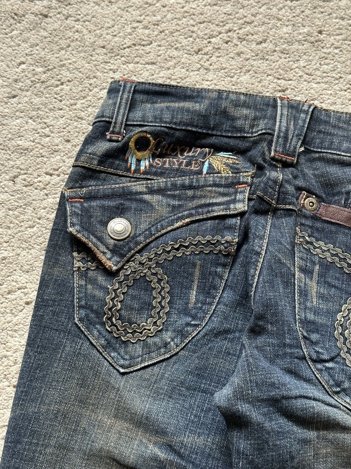 Japanese Brand 1990s Japanese Brand Luxury Style Flare Jeans Size 26" / US 2 / IT 38 - 12 Thumbnail