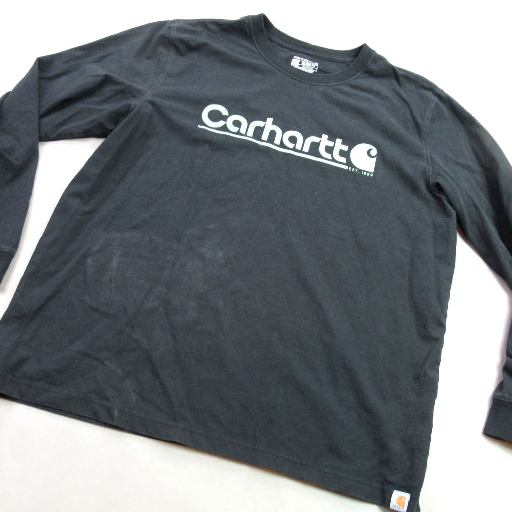 Carhartt Carhartt Shirt Mens XL Long Sleeve Crew Neck Outdoors Relaxed Fit Casual Black Size US XL / EU 56 / 4 - 2 Thumbnail