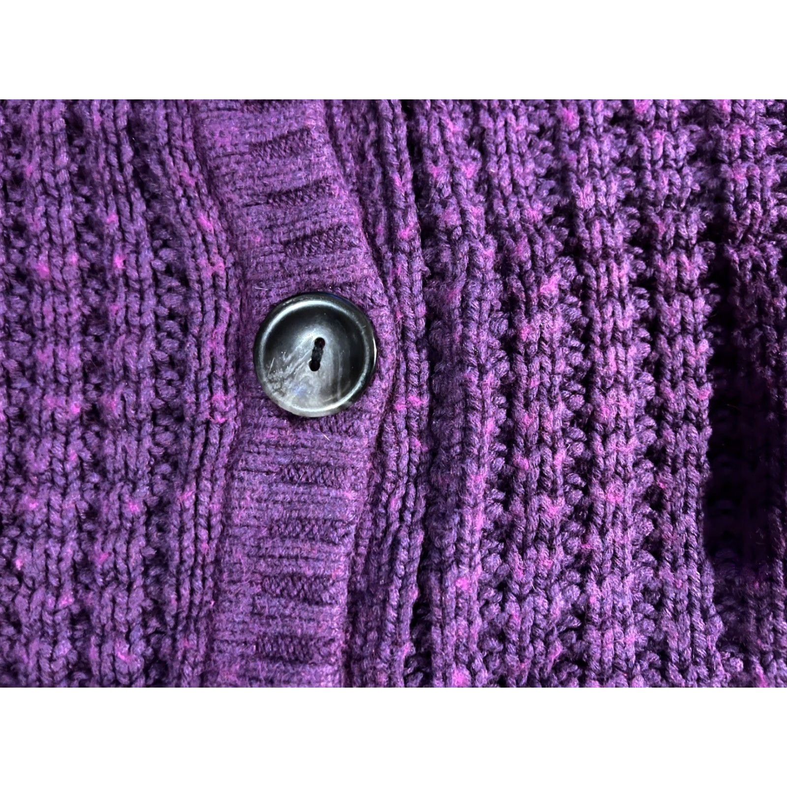 Eddie Bauer Eddie Bauer Women’s Extra Large Purple Cardigan Sweater Size XL / US 12-14 / IT 48-50 - 5 Thumbnail