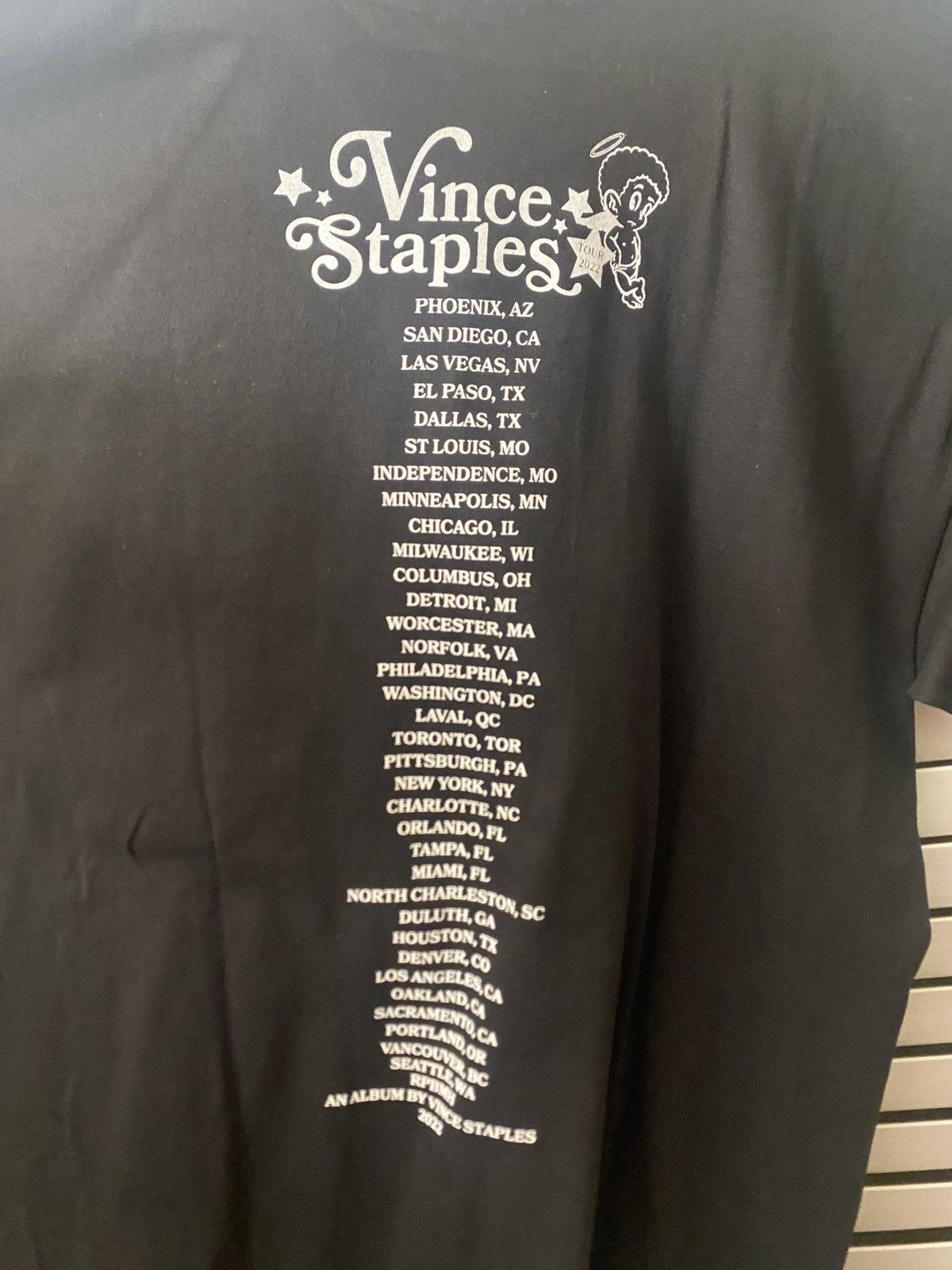 Tyler The Creator × Vince Staples RARE MISPRINT Vince Staples Call Me If You Get Lost Tour Tee Size US XL / EU 56 / 4 - 3 Thumbnail