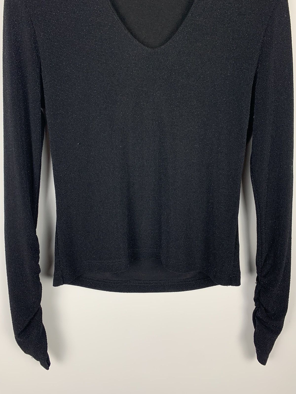 Annette Gortz Anette Gortz Long Sleeve T-Shirt Top Black Size S Y2K Size S / US 4 / IT 40 - 3 Thumbnail