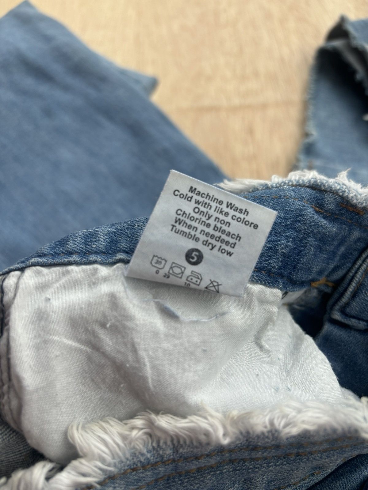 Hysteric Glamour × Japanese Brand Baggy Jeans DINT Women's Luxury Style Size 26" / US 2 / IT 38 - 10 Thumbnail