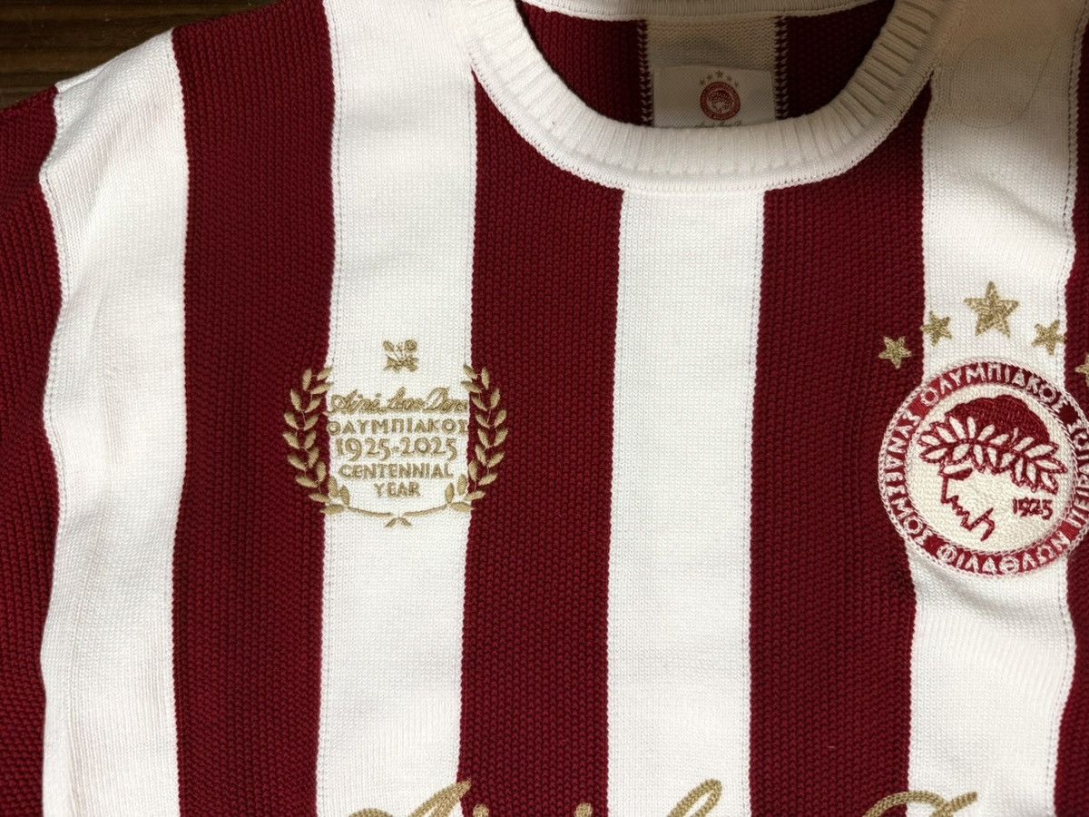 Aime Leon Dore Aime Leon Dore ALD Olympiacos F.C. Striped Crewneck Sweater Size US M / EU 48-50 / 2 - 9 Thumbnail