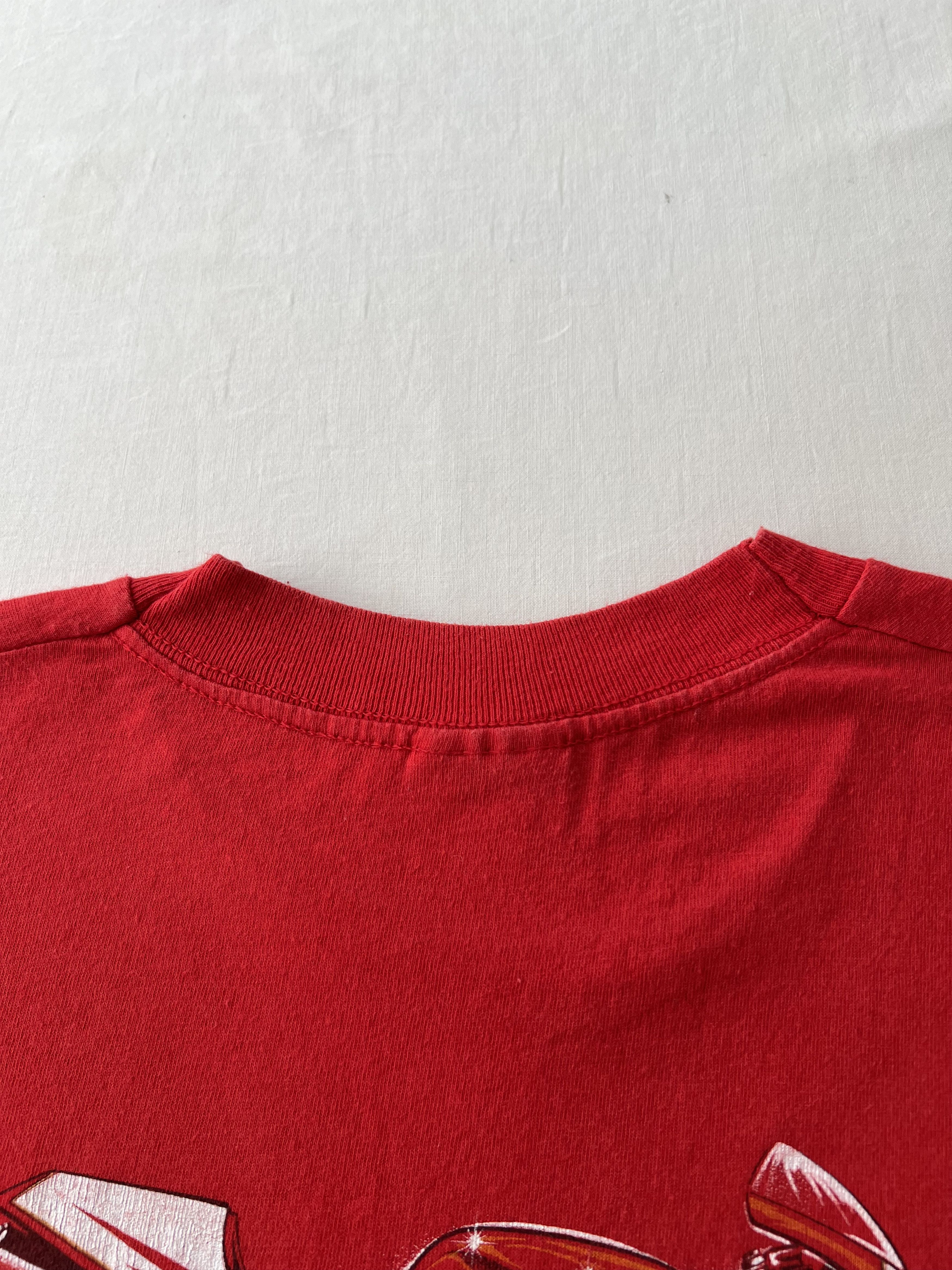 Vintage Vintage 90s Ducati 916 Superbike Moto Racing Red T-shirt Size US L / EU 52-54 / 3 - 15 Thumbnail
