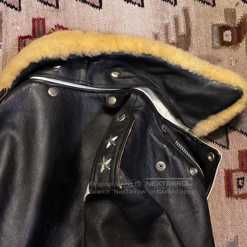 The Real McCoy's The Real McCoys Co-branded knight jacket leather jacket Size US L / EU 52-54 / 3 - 5 Thumbnail
