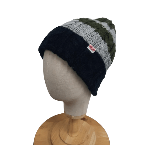 Chums 🐧Japanese brand chums outdoor stripes knit beanie hat Size ONE SIZE - 1 Thumbnail