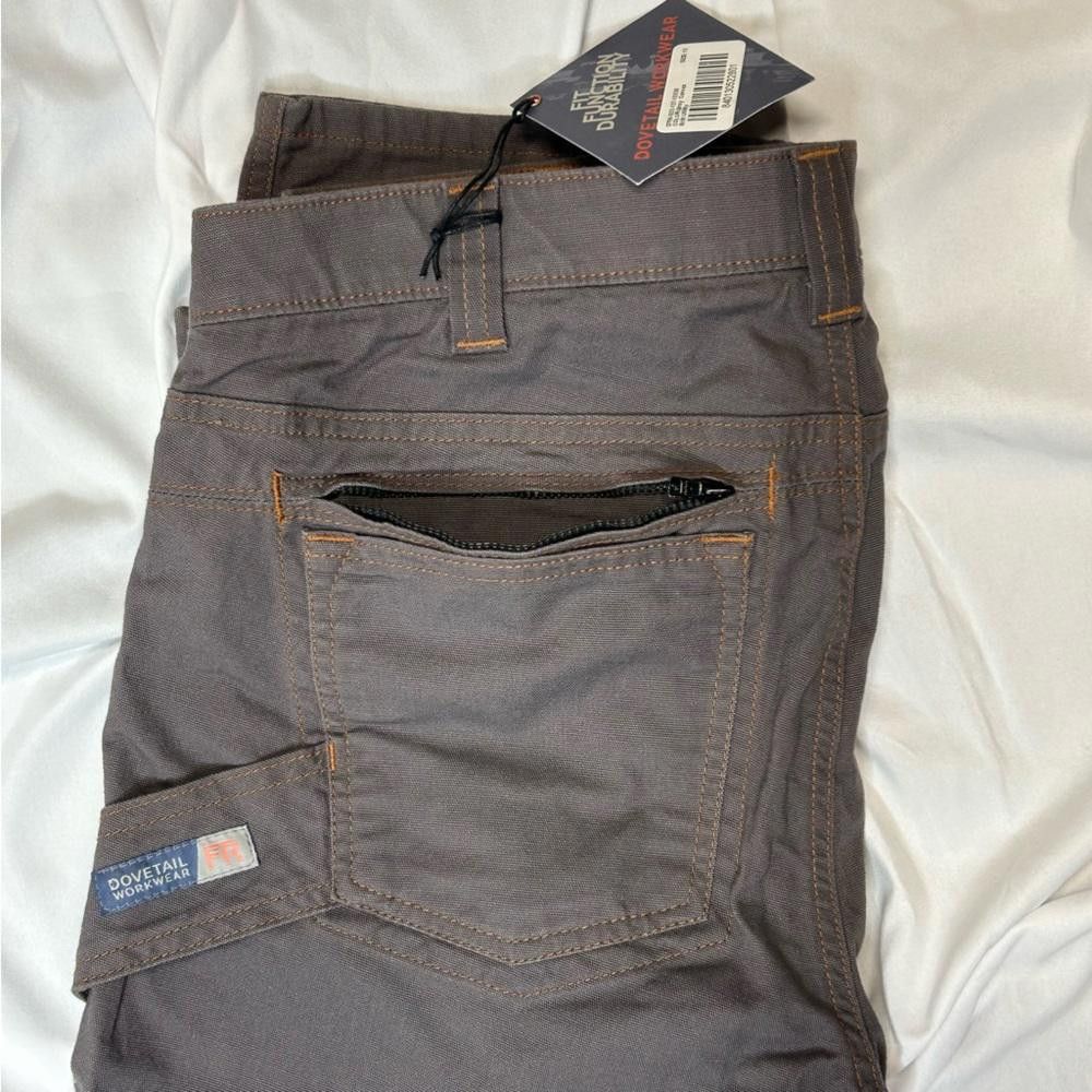 Designer NWT - Dovetail Workwear Britt Utility Grey Canvas, 12 Size 34" / US 12 / IT 48 - 7 Thumbnail