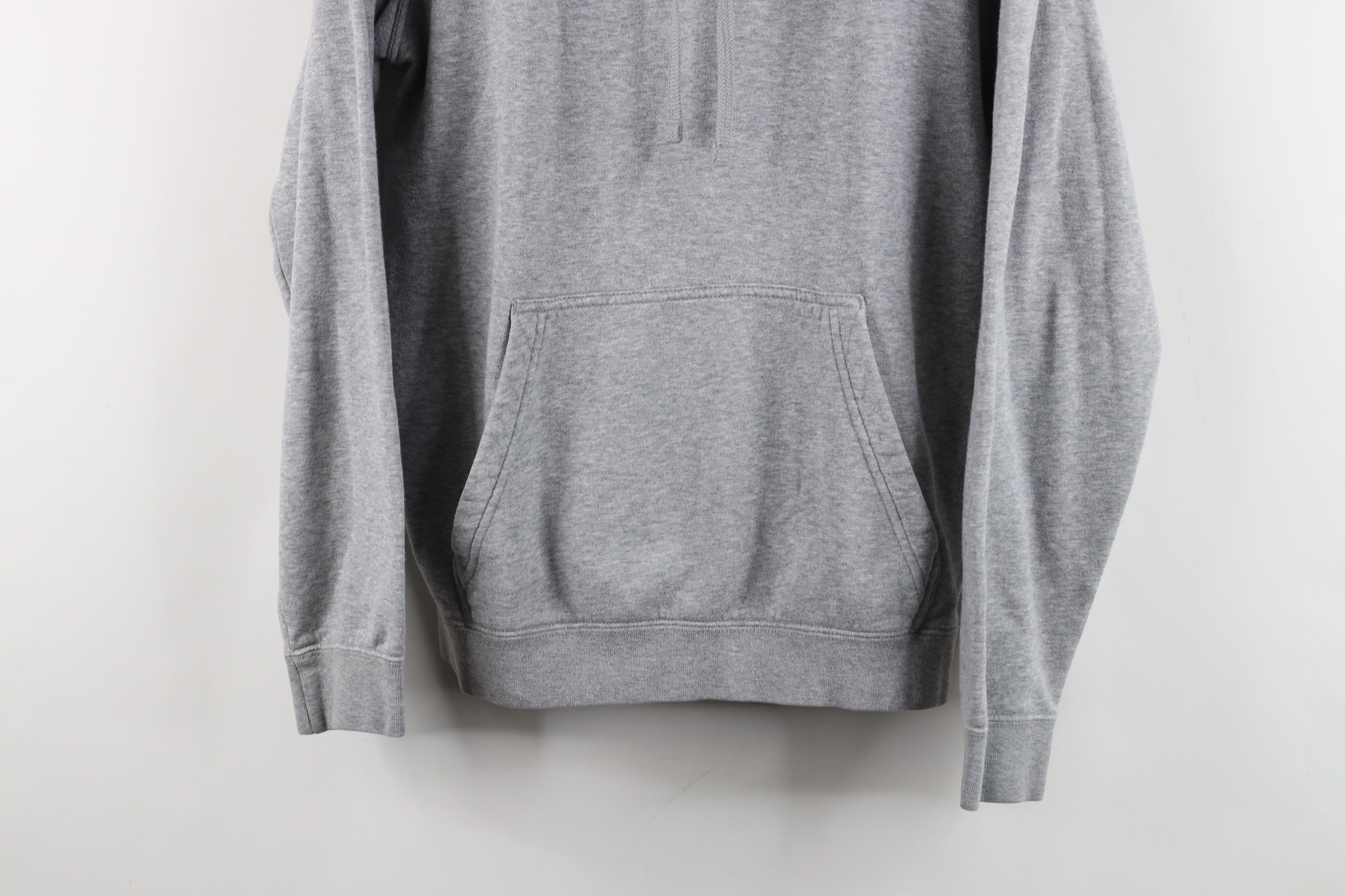 Nike × Vintage Vintage Y2K Nike Mini Swoosh Spell Out Hoodie Heather Gray Size US S / EU 44-46 / 1 - 3 Thumbnail