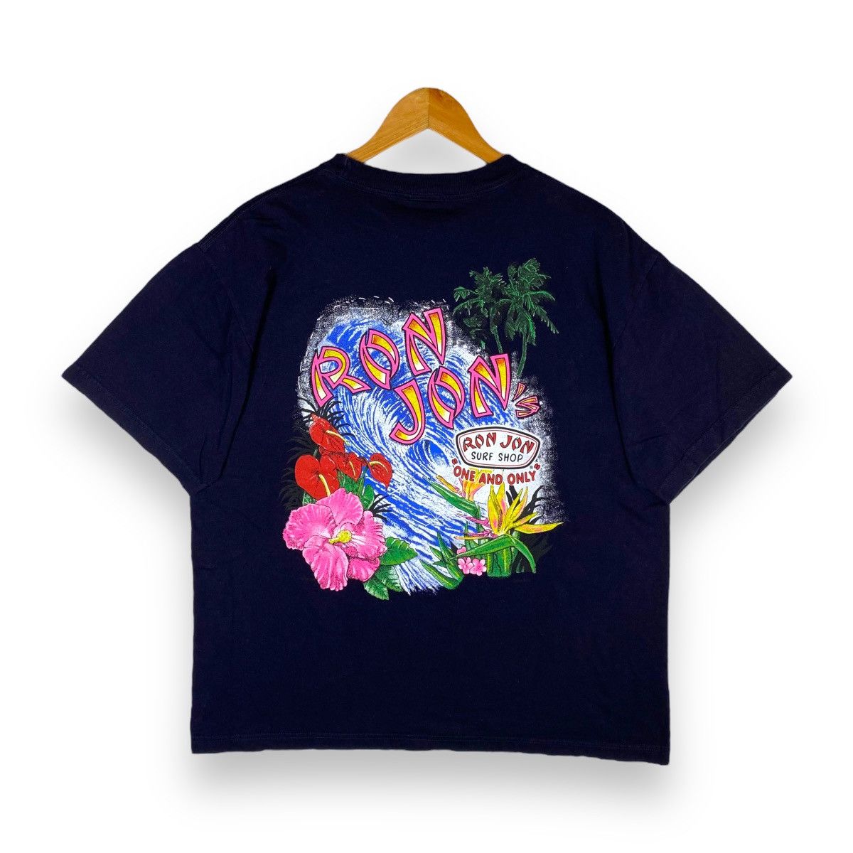 Ron Jon Surf Shop × Vintage Vintage 90's RON JON SURF Shop One And Only Surf Tee Size US M / EU 48-50 / 2 - 1 Thumbnail