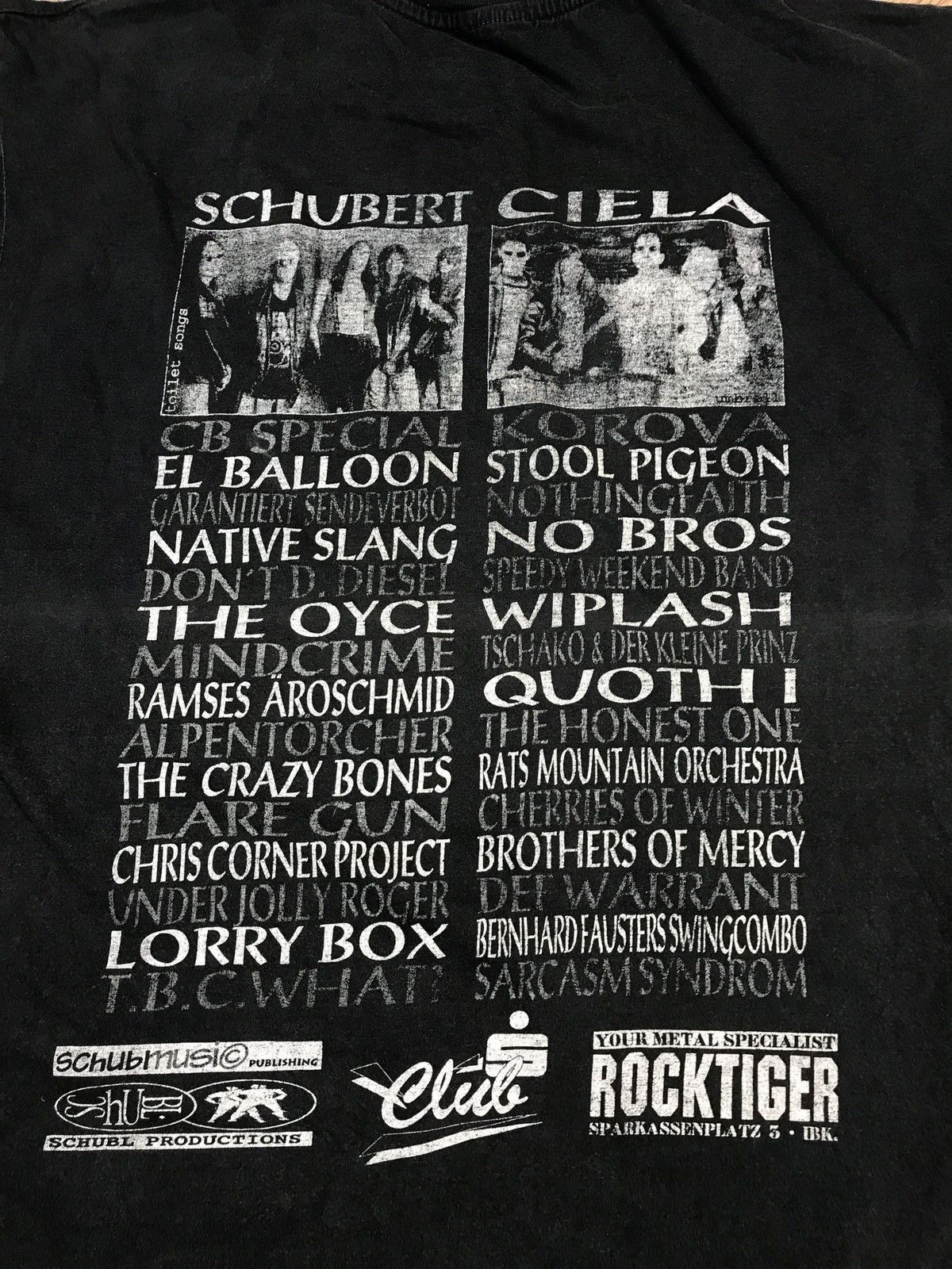 Band Tees × Vintage Vintage Schubert Toilet Soungs Rock T Shirt 90s Size US L / EU 52-54 / 3 - 9 Thumbnail