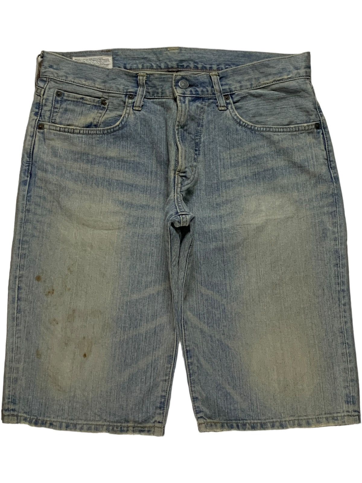 Edwin × Japanese Brand SALES🔥Vintage Japan Edwin Mud Wash Baggy Jean Shorts Jorts Size US 35 - 1 Thumbnail