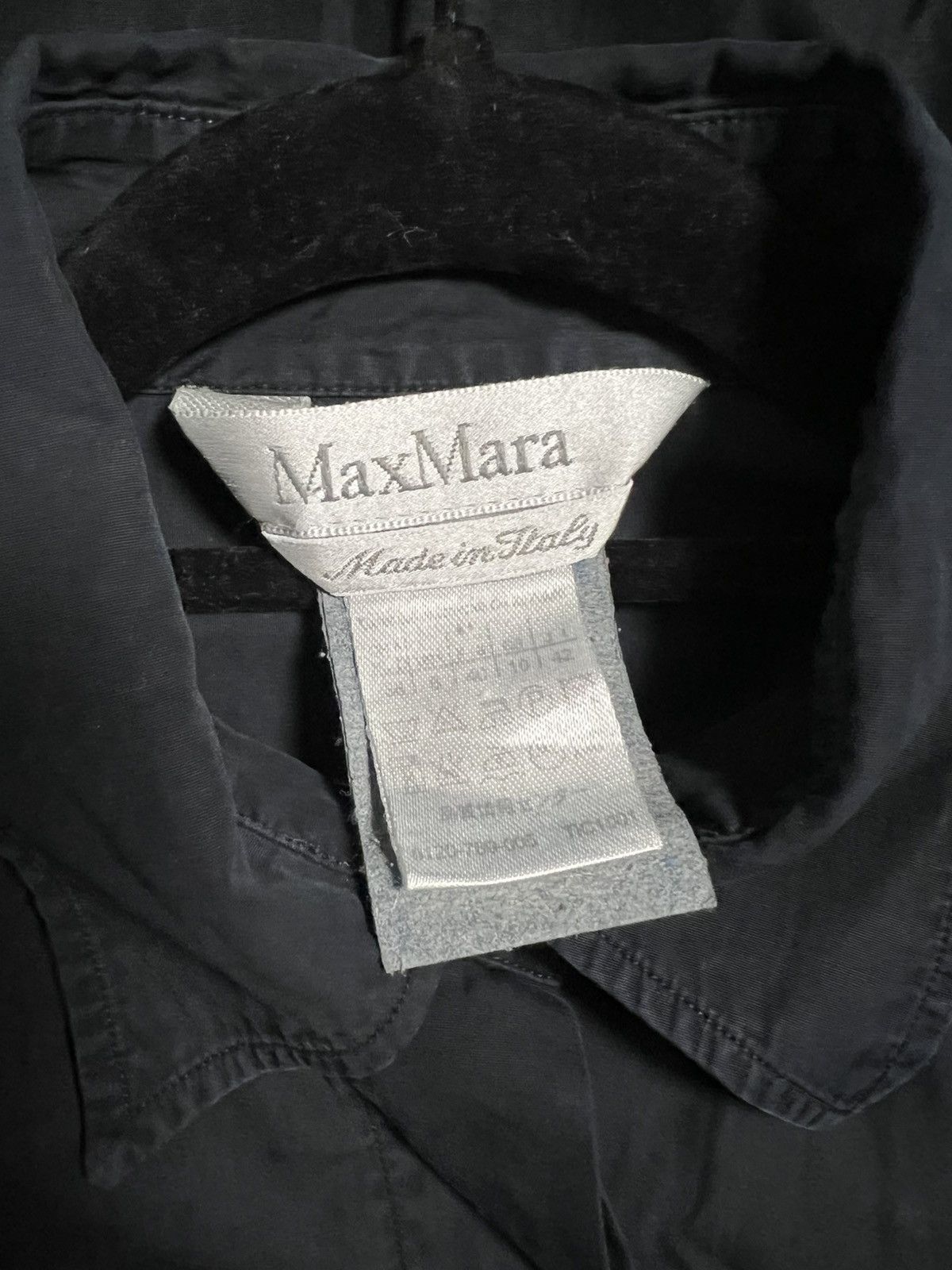 Max Mara Max mara shirt black s cotton Size S / US 4 / IT 40 - 2 Thumbnail