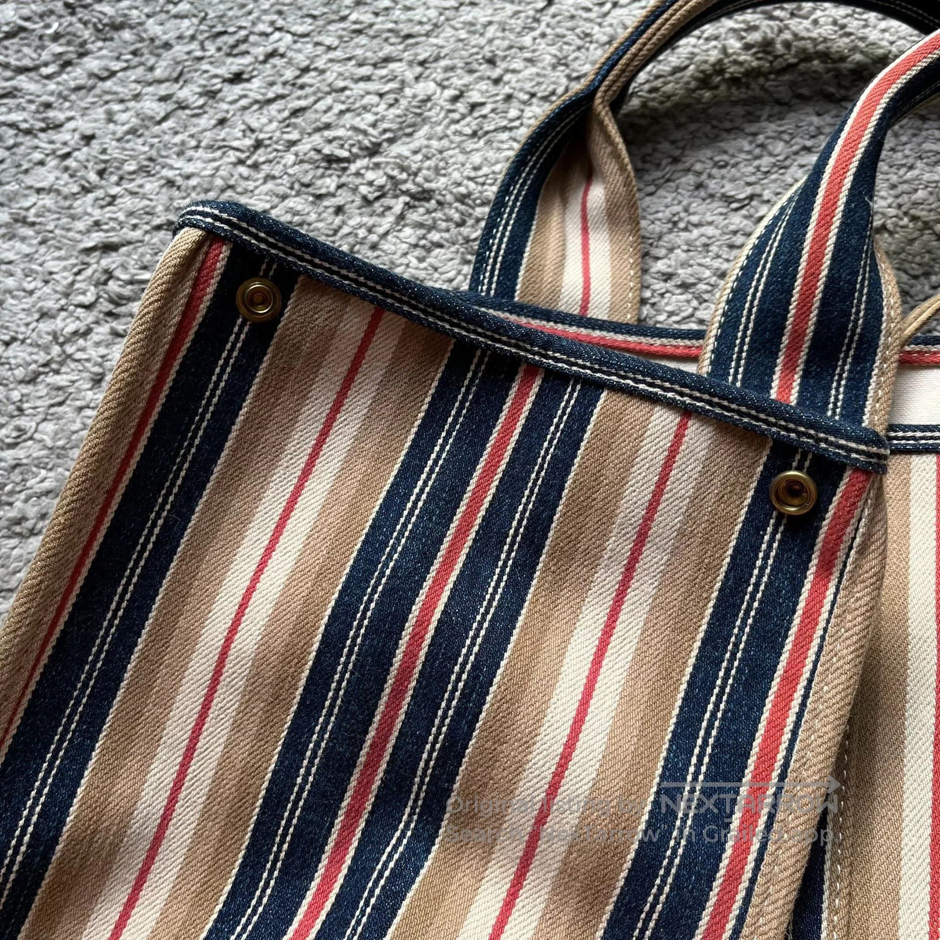 Visvim Visvim Teton Tote Oka XL Blue. Size ONE SIZE - 4 Thumbnail