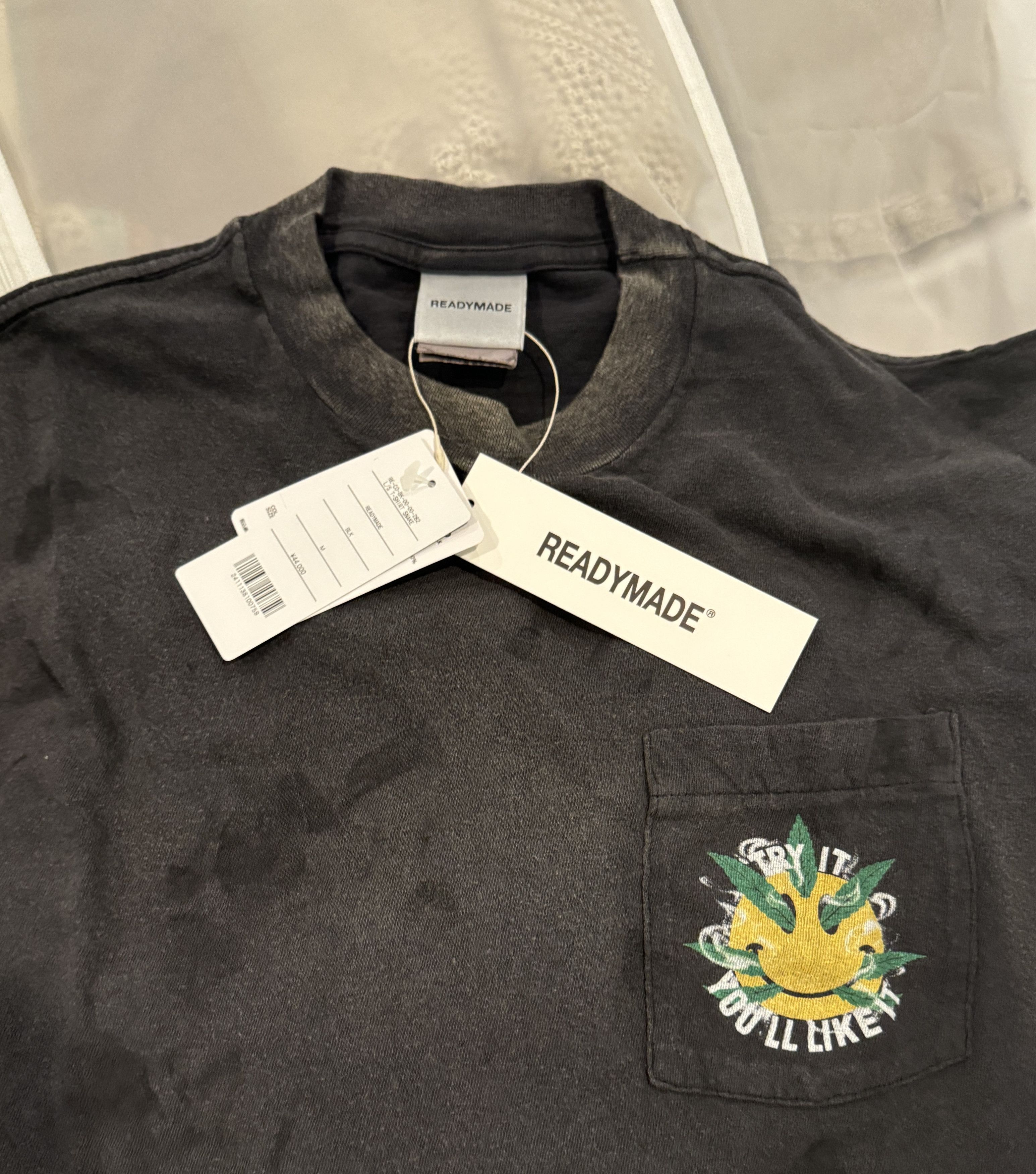 READYMADE READYMADE MARLBORO SNAKE LS T-SHIRT WASHED BLACK MED Size US M / EU 48-50 / 2 - 16 Thumbnail