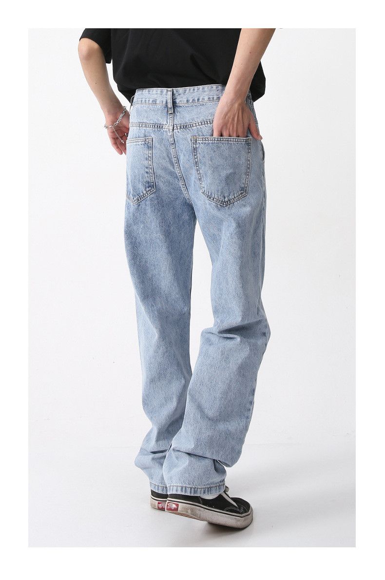 Japanese Brand × Jean Light blue vintage casual light vintage jeans Size US 32 / EU 48 - 4 Thumbnail