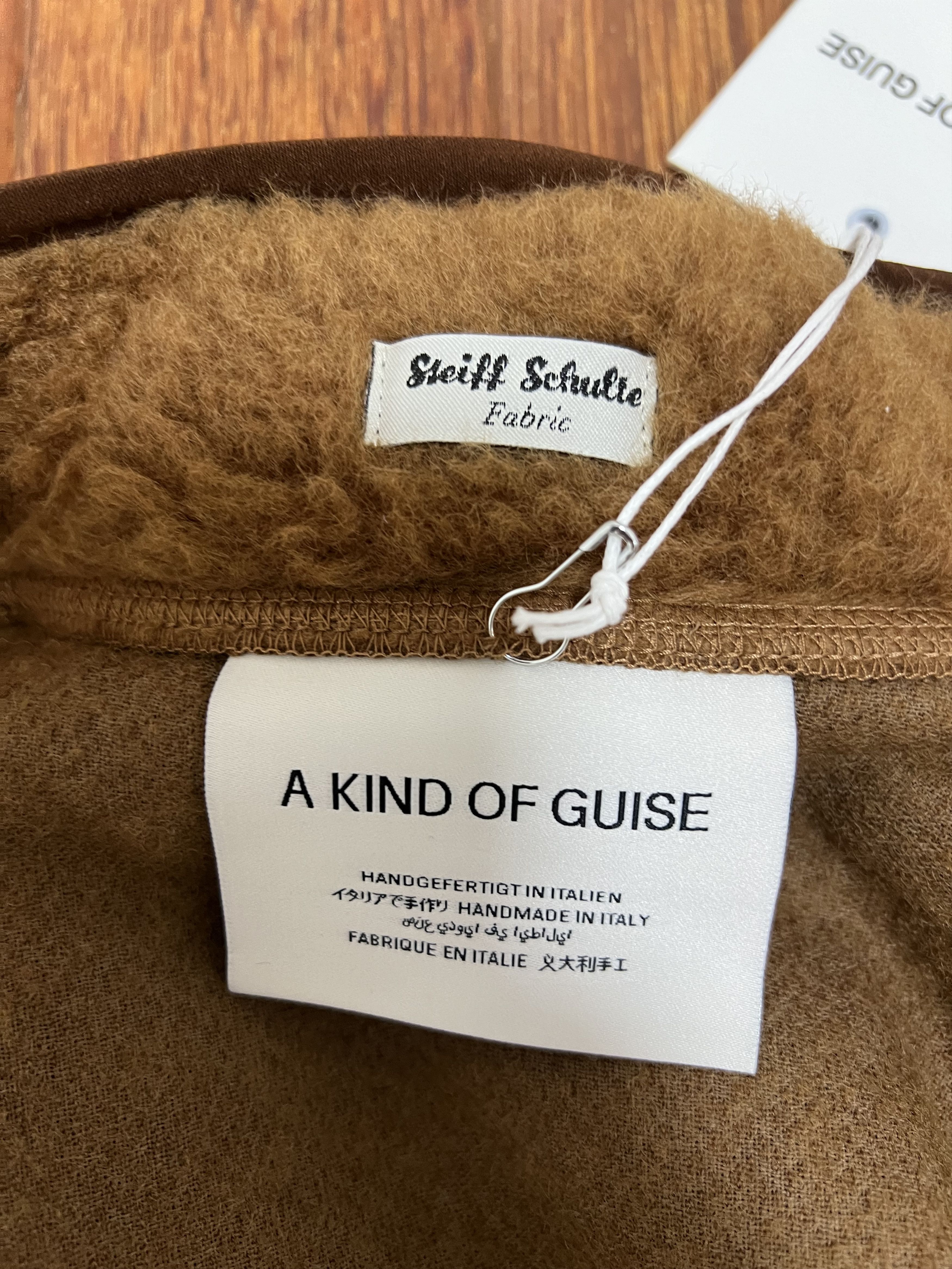 A Kind Of Guise 💚 AW23 A Kind Of Guise Floki Fleece Jacket Caramel NEW Size US M / EU 48-50 / 2 - 10 Thumbnail