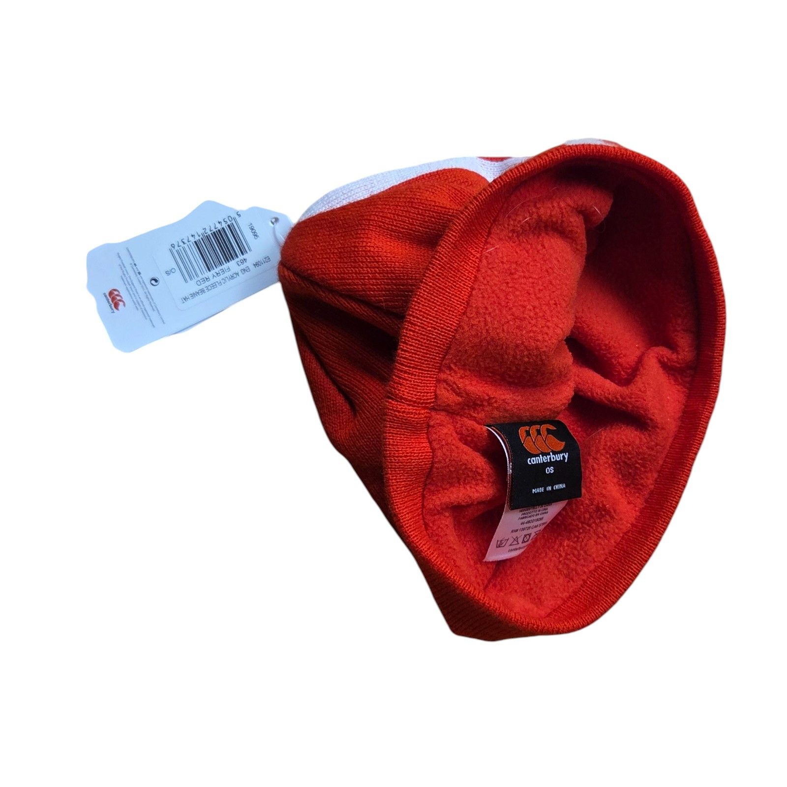 Canterbury of New Zealand Canterbury England Rose Rugby O2 Beanie Winter Hat Size ONE SIZE - 4 Thumbnail
