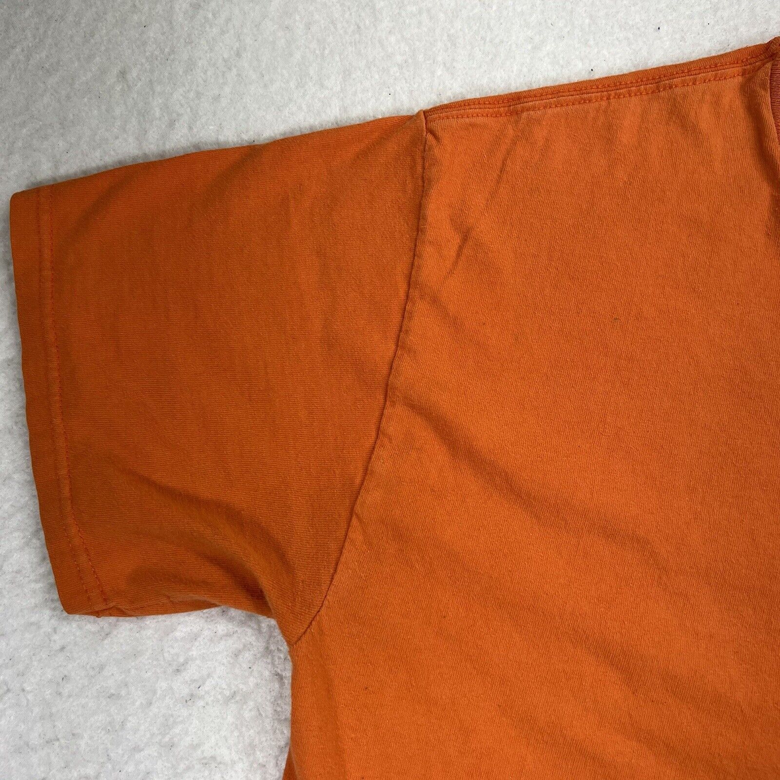 Delta Daytona Beach 2010 Biketoberfest Large Orange Graphic TShirt Size US L / EU 52-54 / 3 - 5 Thumbnail