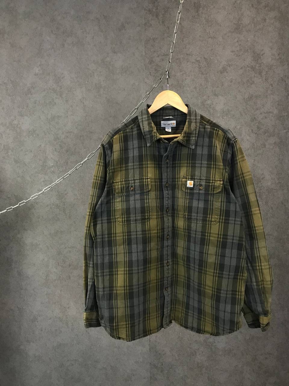 Carhartt Carhartt vintage outdoor heavy cotton shirt Size US XL / EU 56 / 4 - 1 Thumbnail