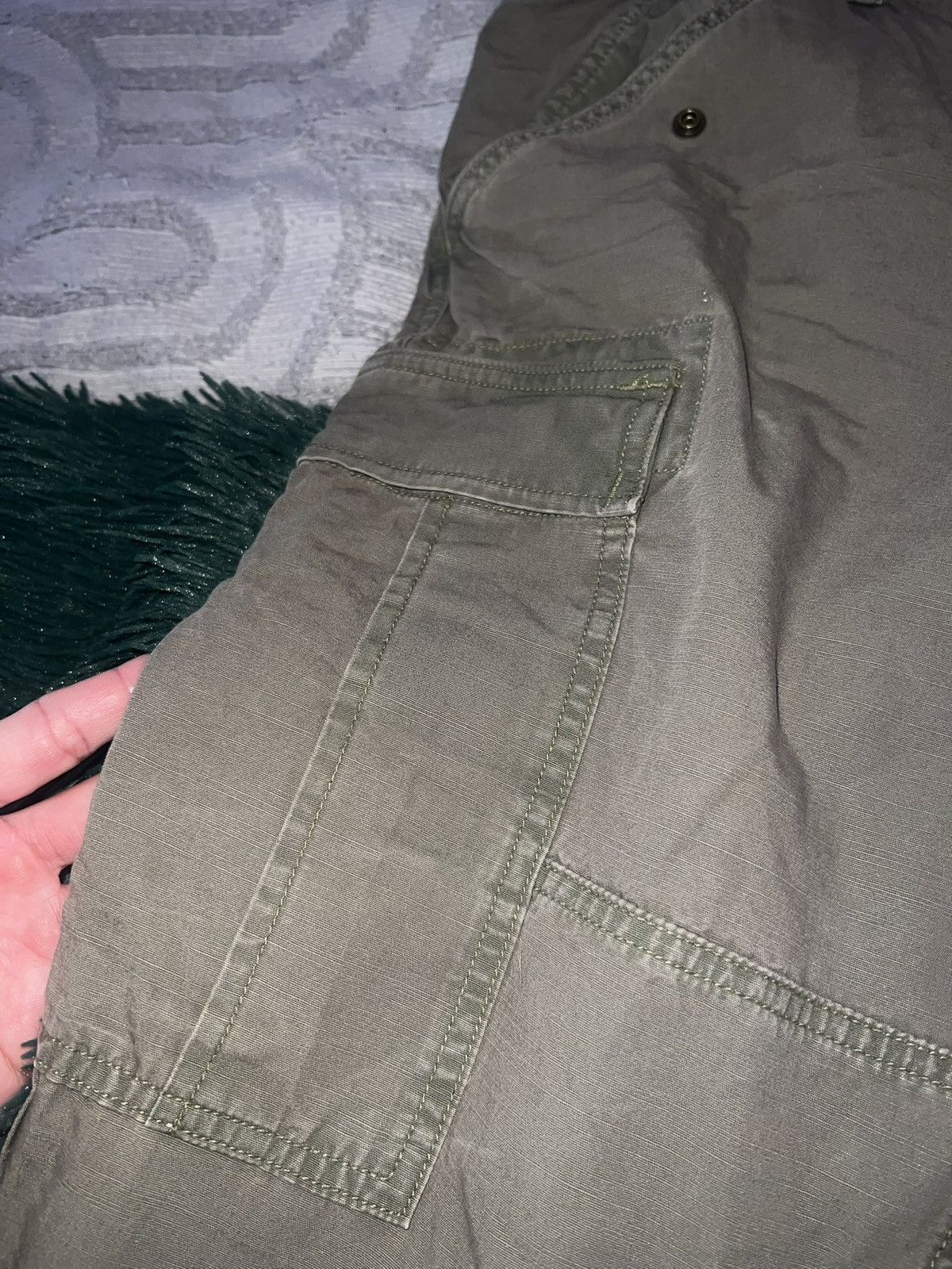 Polo Ralph Lauren Vintage Green Utility Polo Ralph Lauren Cargo Pants Size US 30 / EU 46 - 3 Thumbnail
