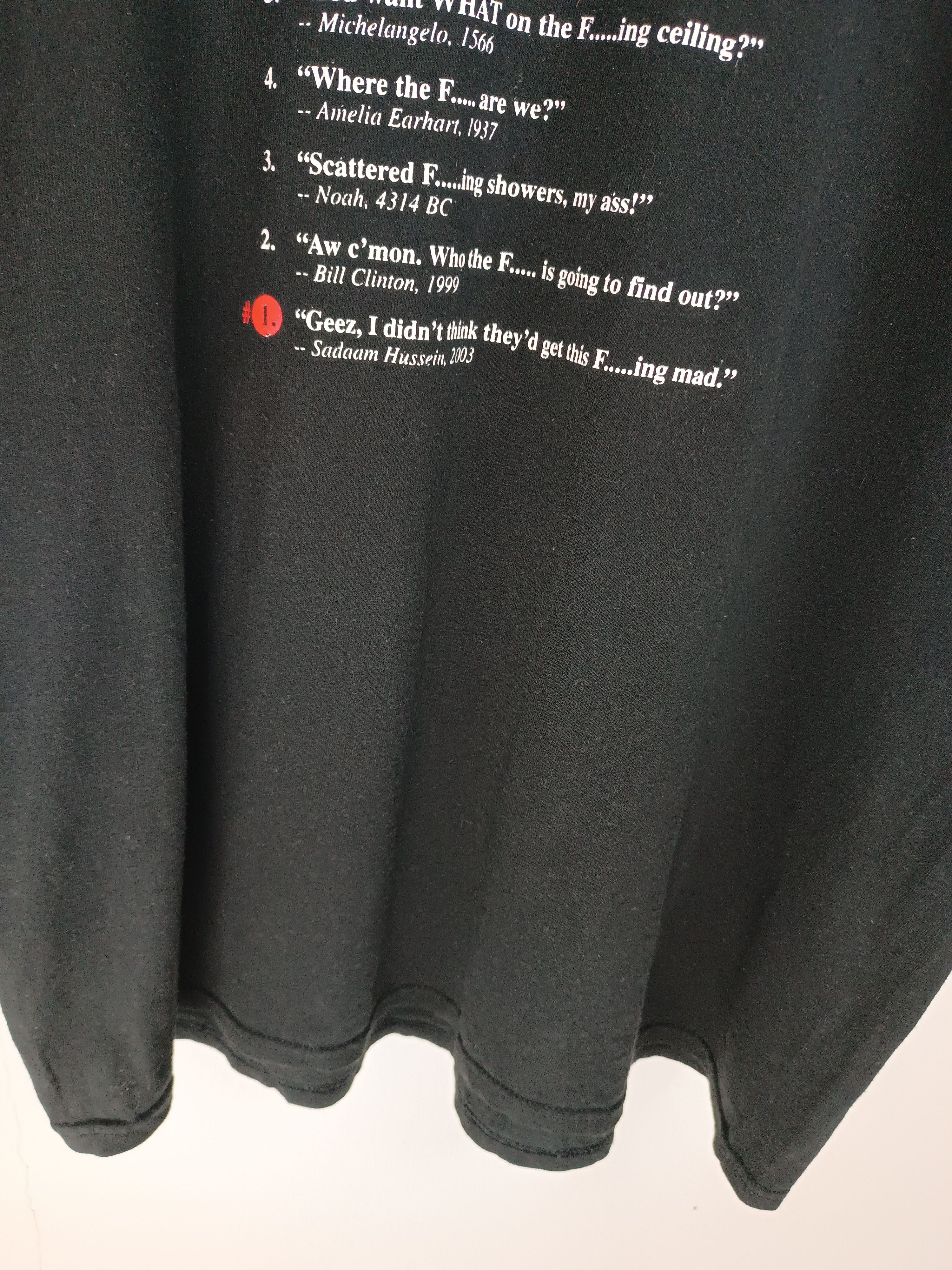 Vintage VINTAGE F WORDS ADULT FUNNY HUMOUR COMEDY y2k TEE Size US XL / EU 56 / 4 - 9 Thumbnail