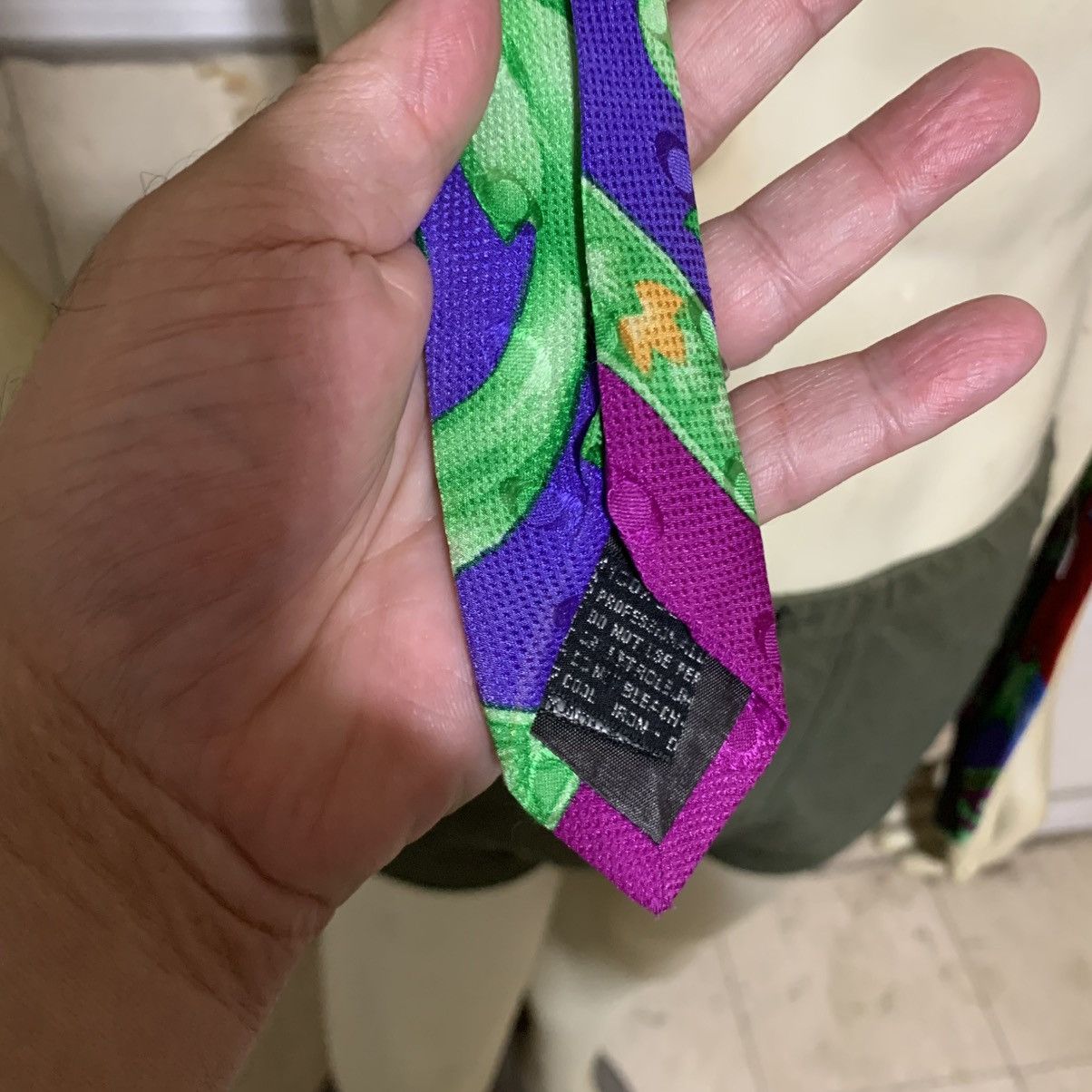 Versace V2 by Versace Floral silk tie Size ONE SIZE - 6 Thumbnail
