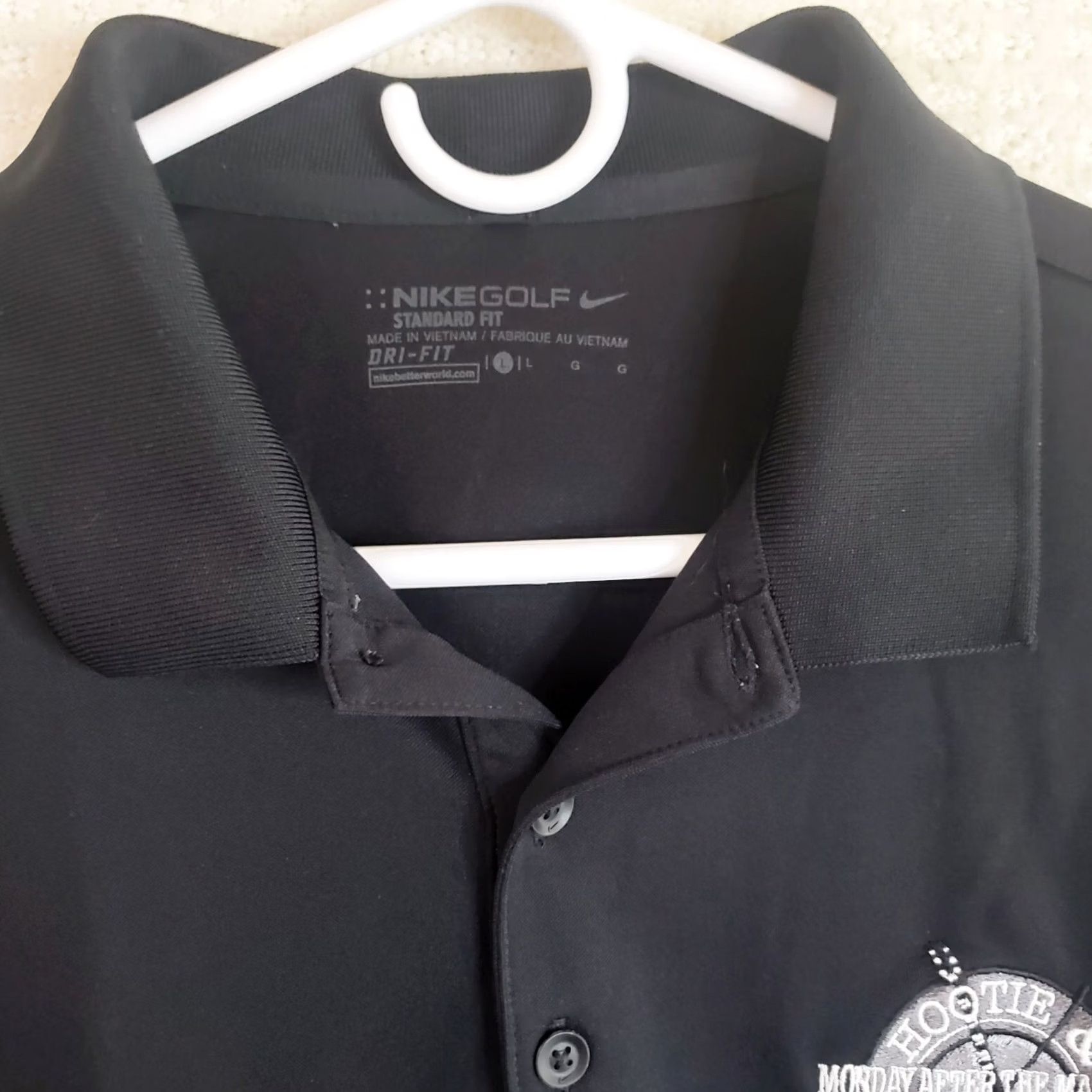 Nike Nike Polo Shirt Mens L Black Short Sleeve Dri-Fit Golf Hootie Masters Shirt Size US L / EU 52-54 / 3 - 4 Thumbnail